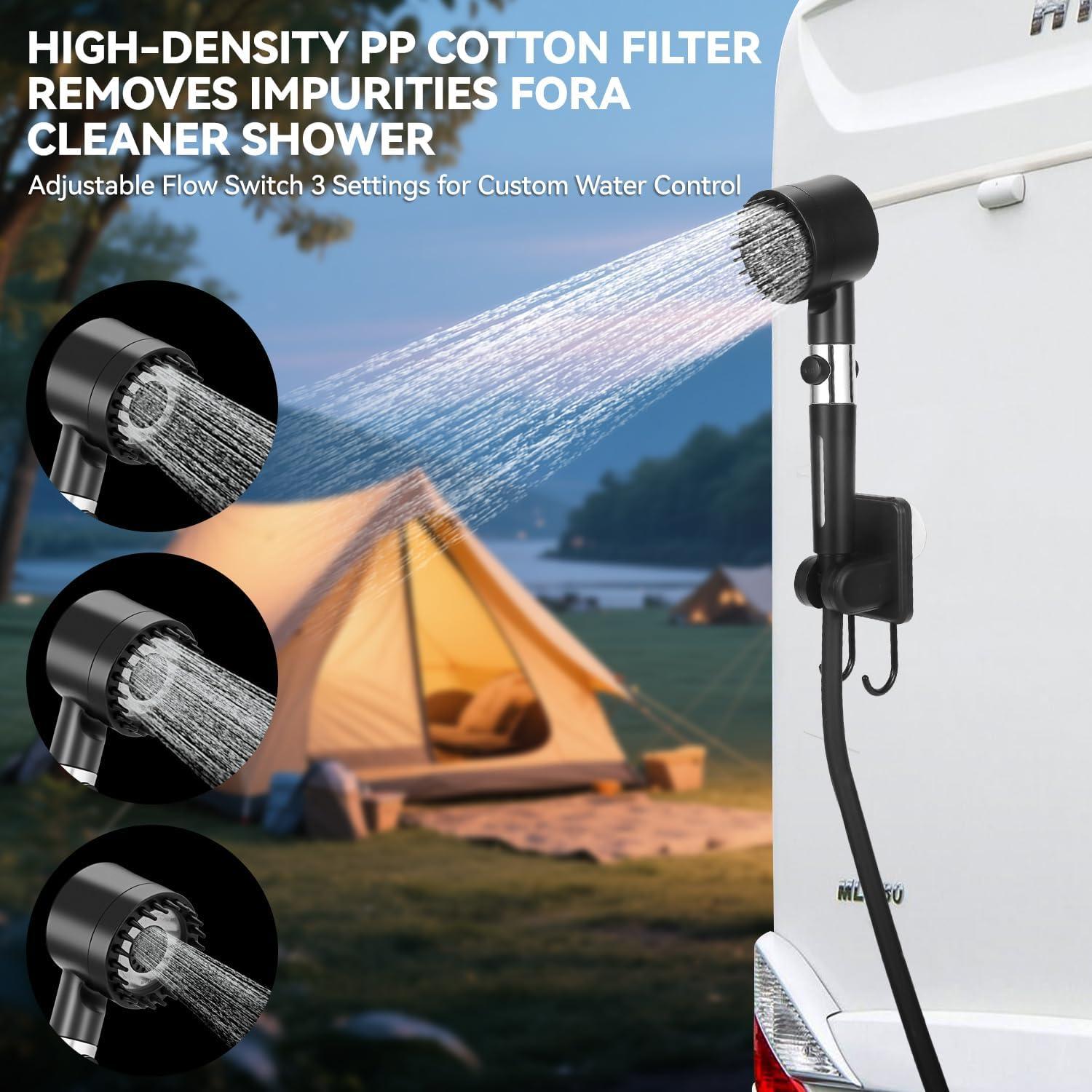 Ducha Portátil SYECCY con Calentador 1500W y Carpa 25L