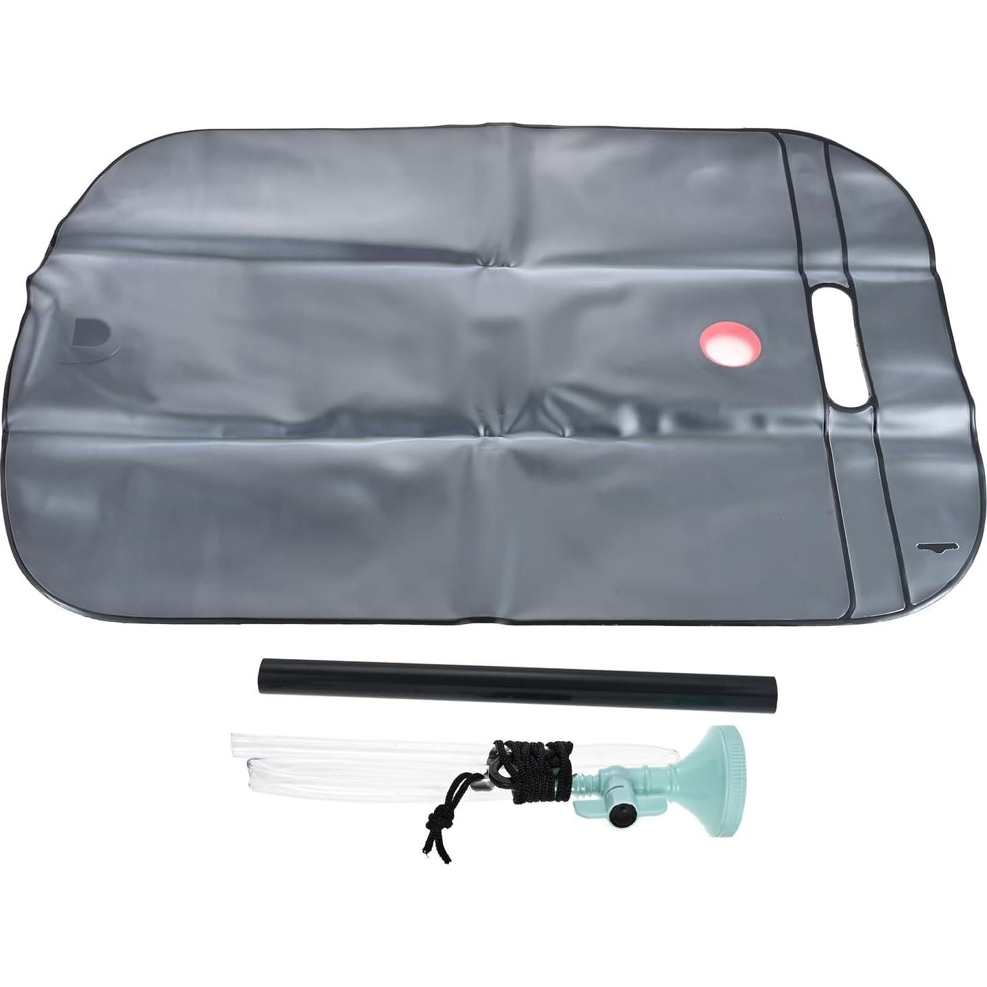 Bolsa de Ducha Solar MUXSAM 20L con Manguera y Cabezal Ajustable
