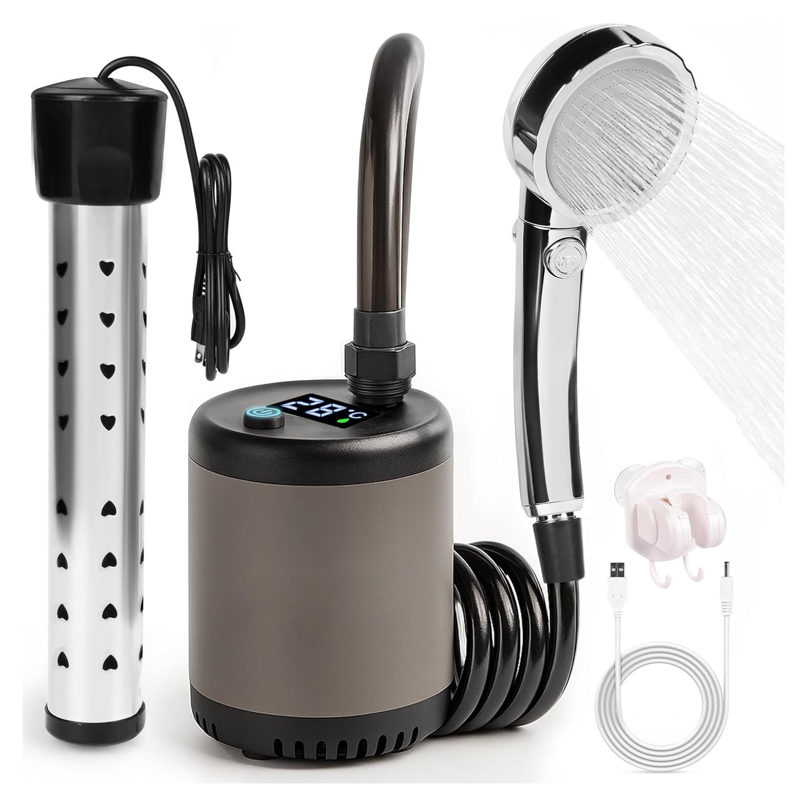 Ducha Portátil Eléctrica Reneshew con Calentador 1500W