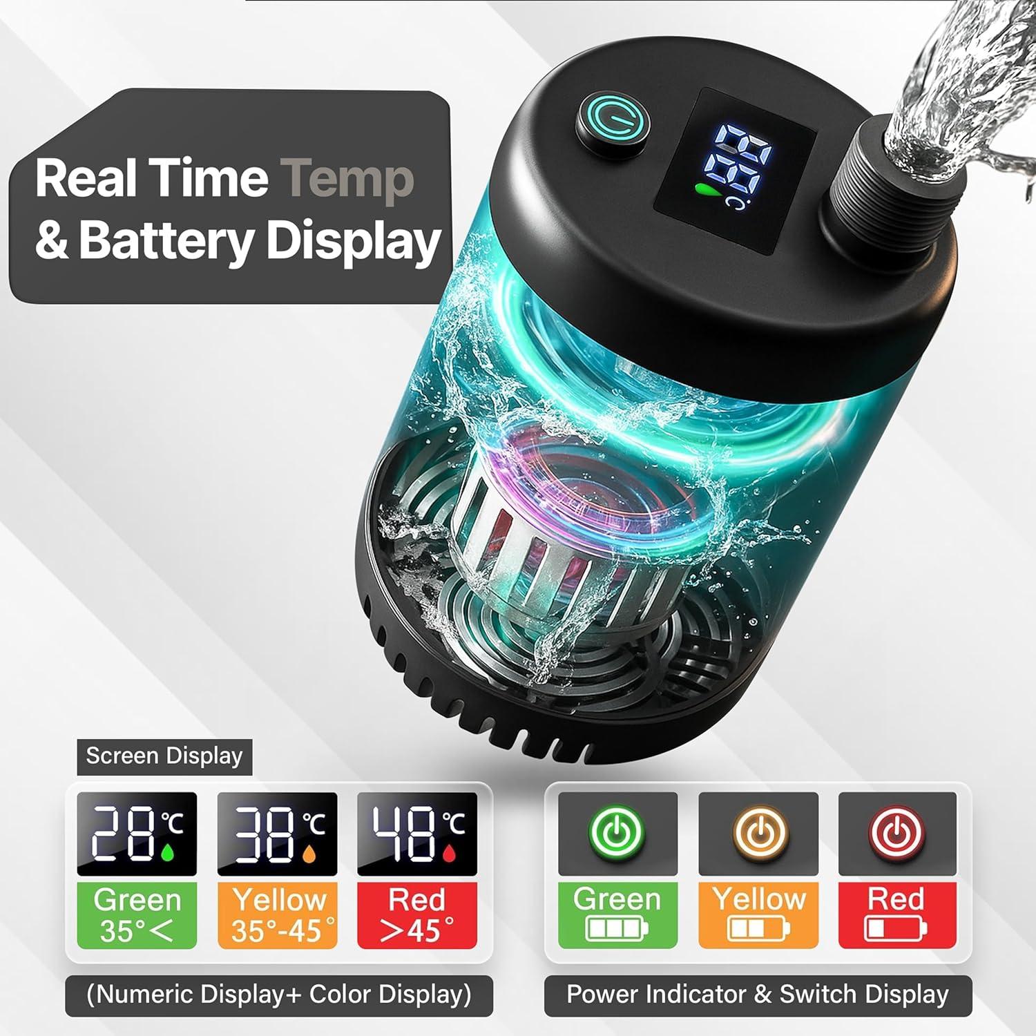 Ducha Portátil Eléctrica Reneshew con Calentador 1500W