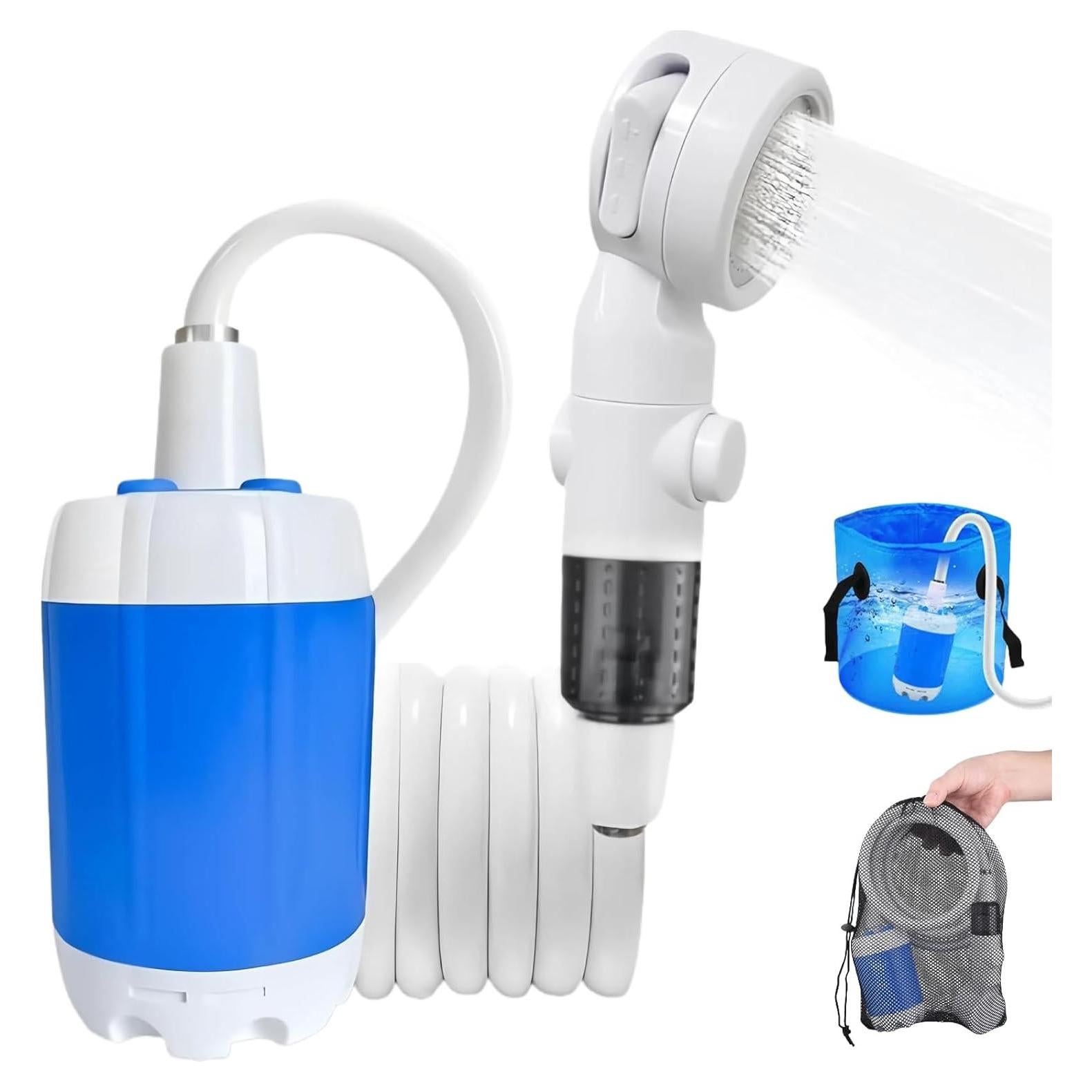 Ducha Portátil Silanit para Camping 4000mAh 3 Modos de Rocío