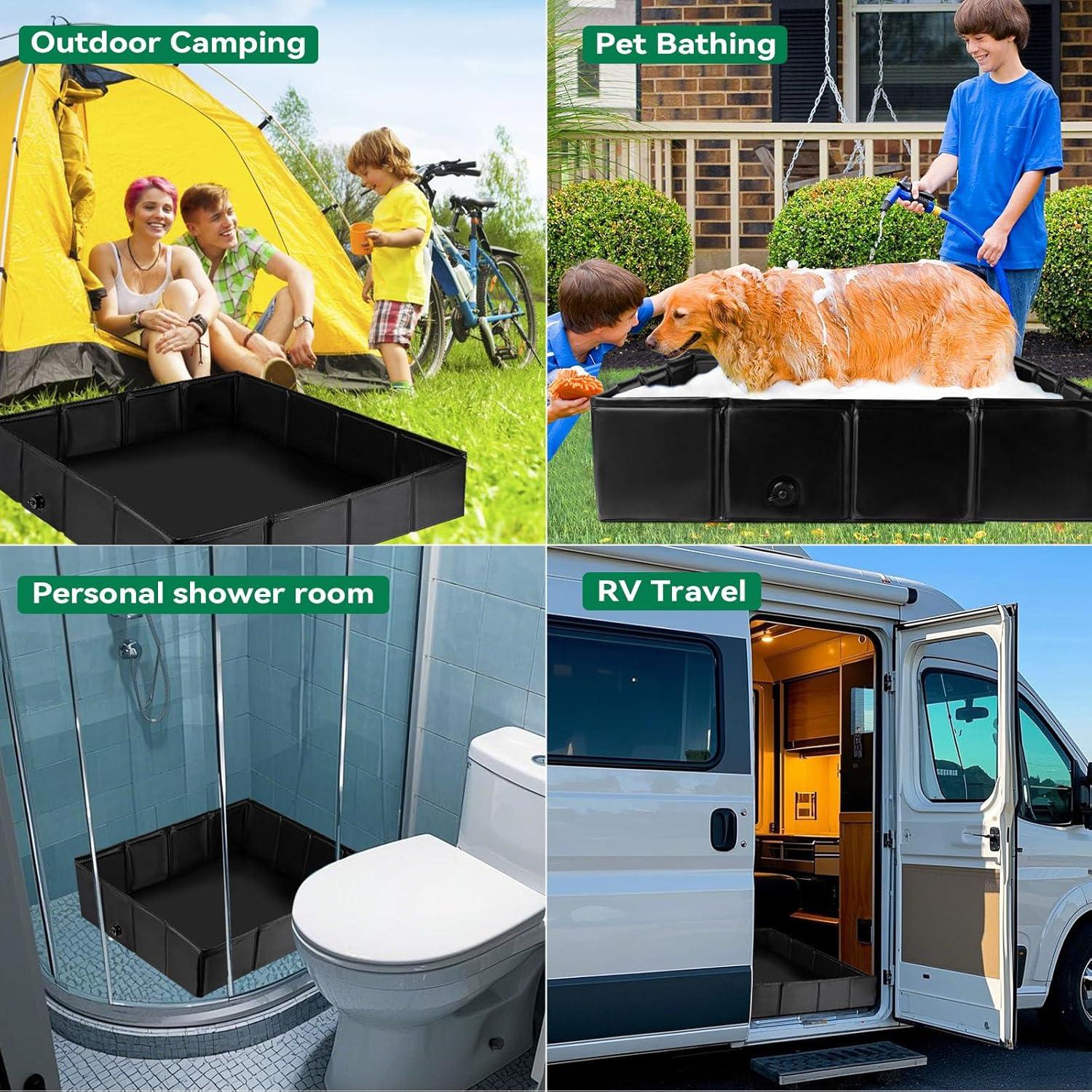 Base de Ducha Portátil Thallike P08-LUY-LINYUDIZUO 104 cm