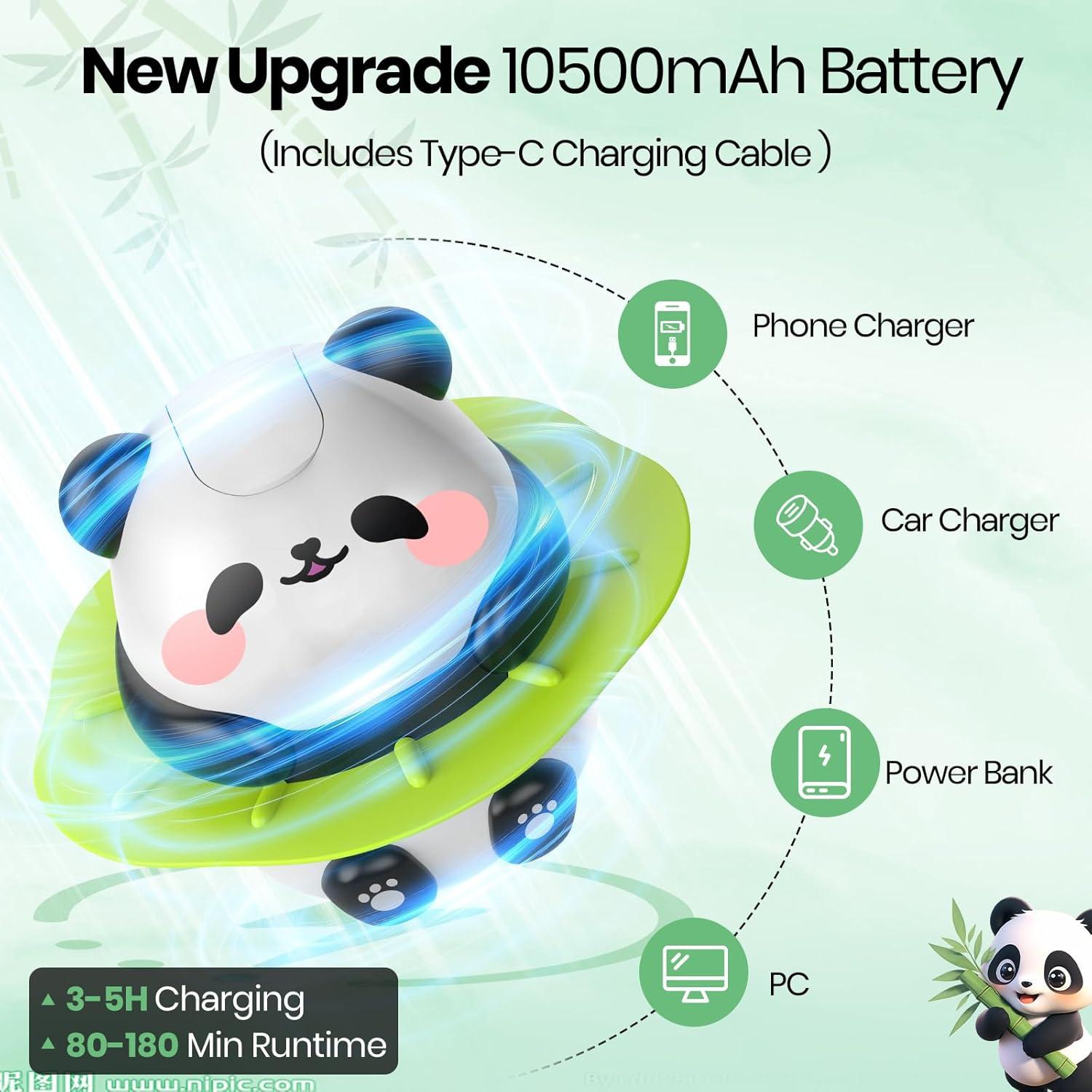 Ducha Portátil Barong Yekhna Camping 10500mAh IPX7 3 Modos