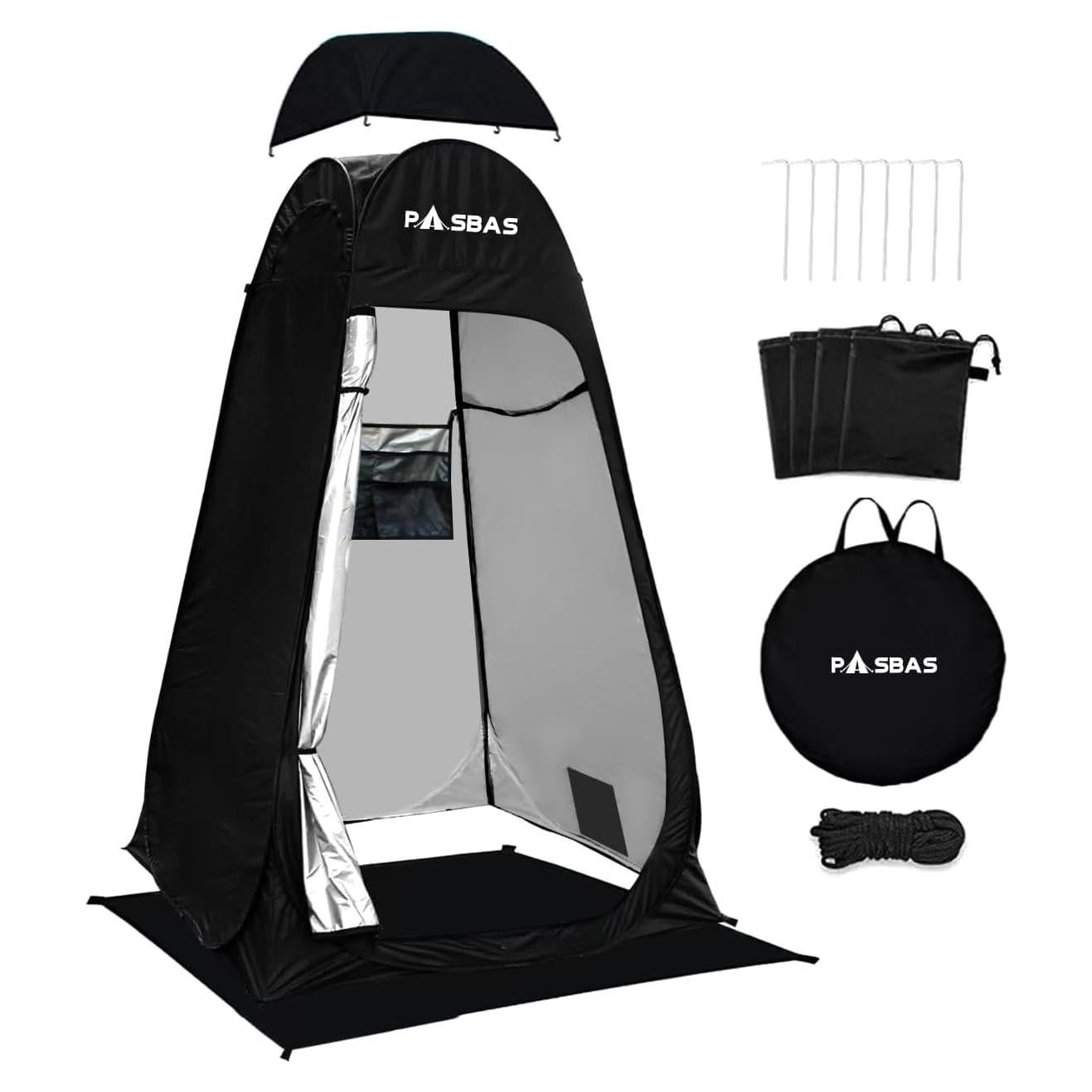 Tienda de Ducha Plegable PASBAS 120x120x190cm Resistente al Agua