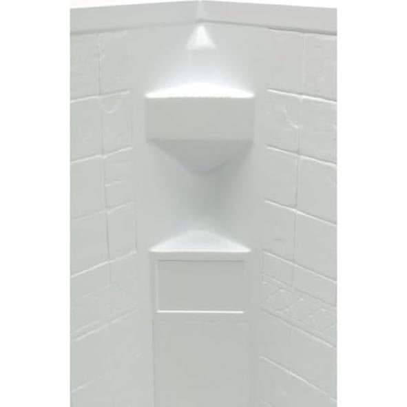 Pared de Ducha Lippert 172.72x86.36cm Blanca para RVs