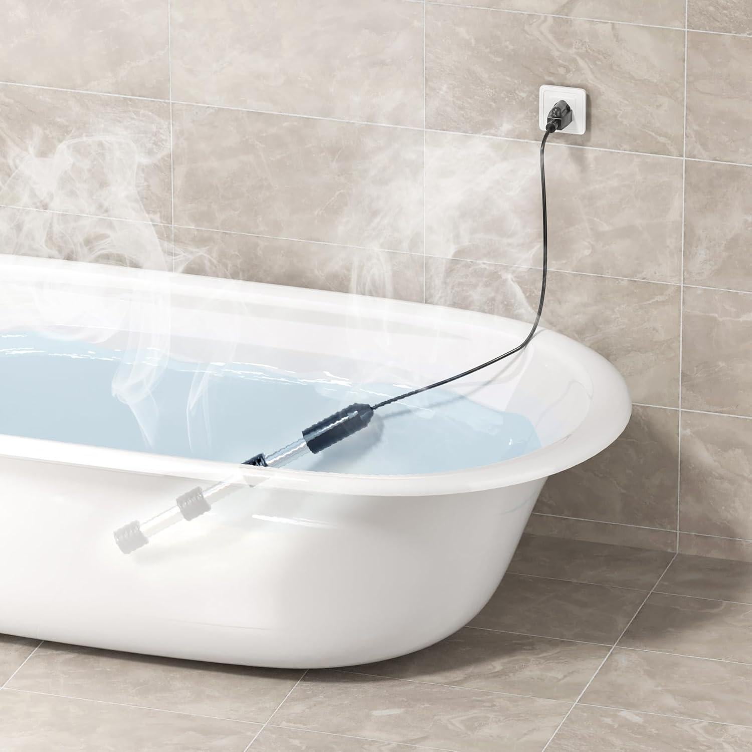 Calentador de Agua Inmerso KNOEYR 1500W Acero Inoxidable 304