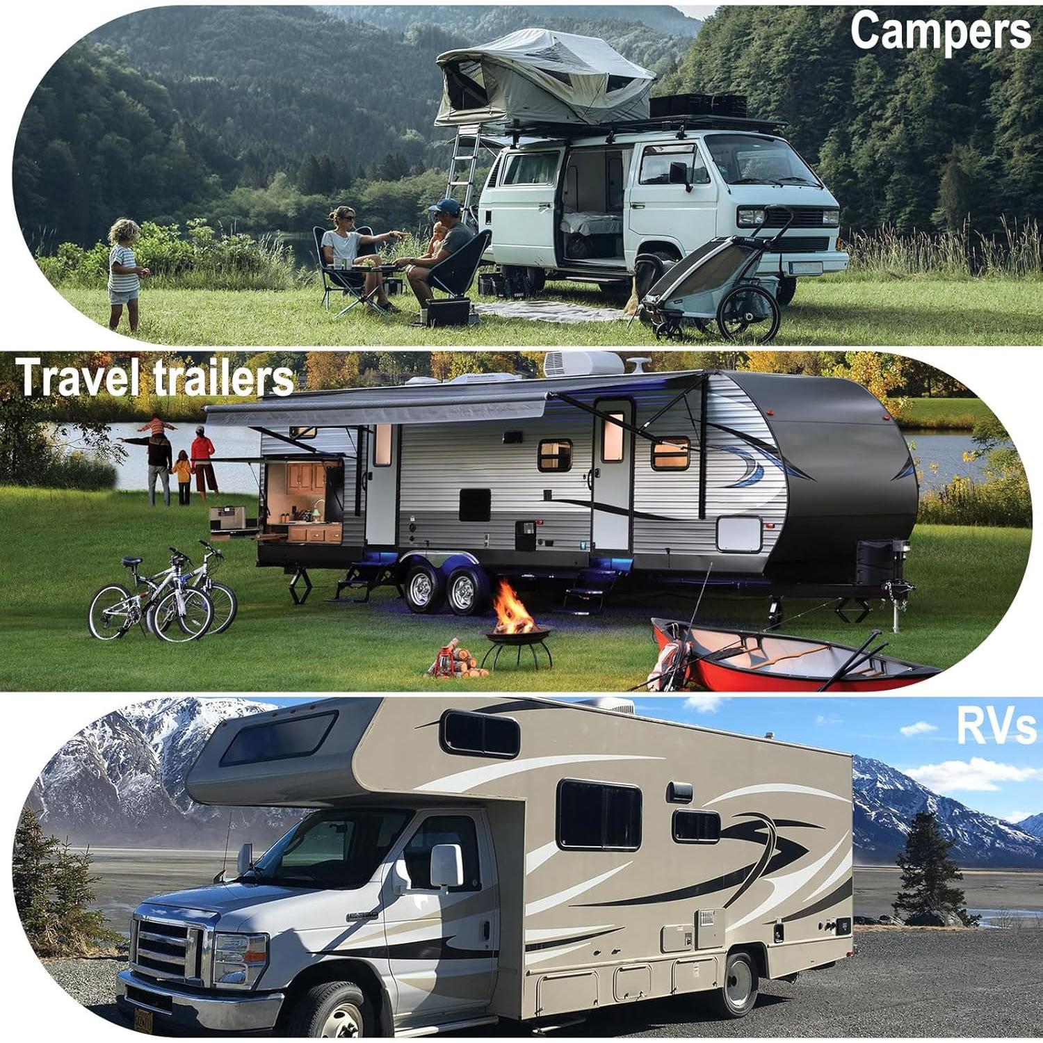 Barra de Almacenamiento de Esquina para Ducha RV BFXM 19-34 cm