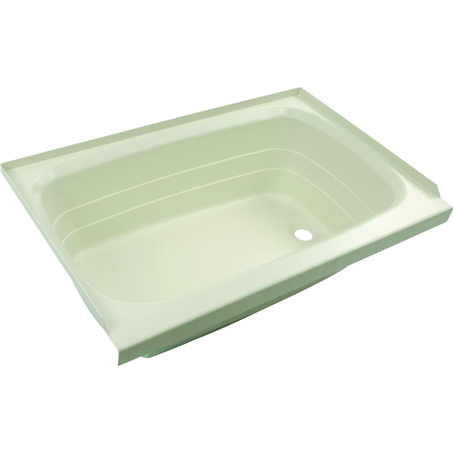 Bañera Lippert 61x91 cm Acrílico ABS Parchment Drenaje Derecho
