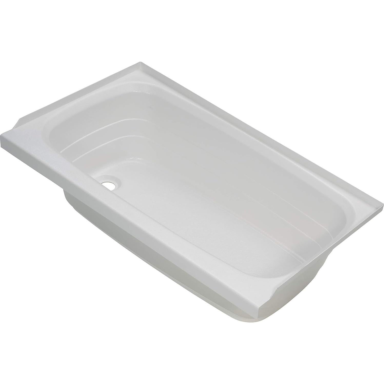 Bañera Lippert 61x102 cm Drenaje Izquierdo Acrílico ABS