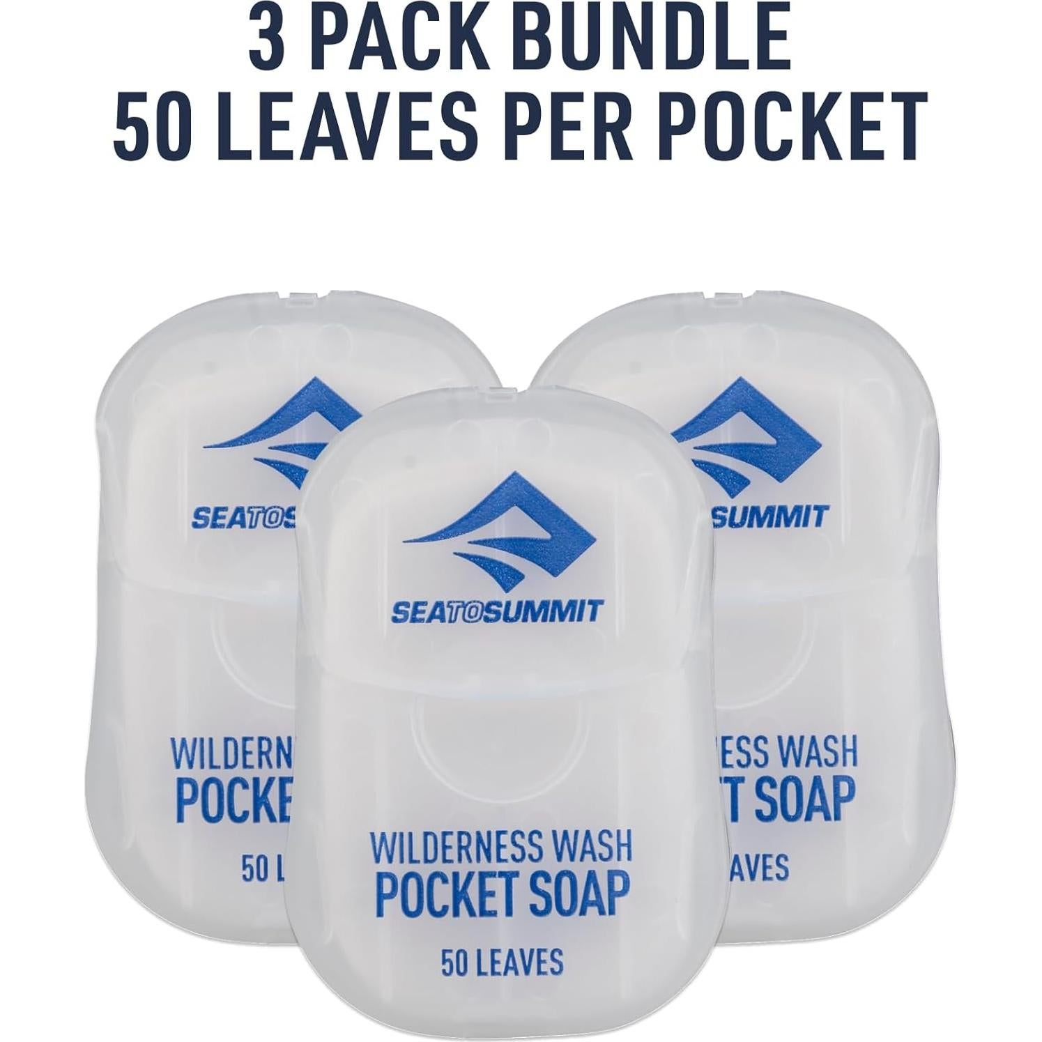 Jabón de Papel Sea to Summit Wilderness Wash 3-Pack 150 Hojas