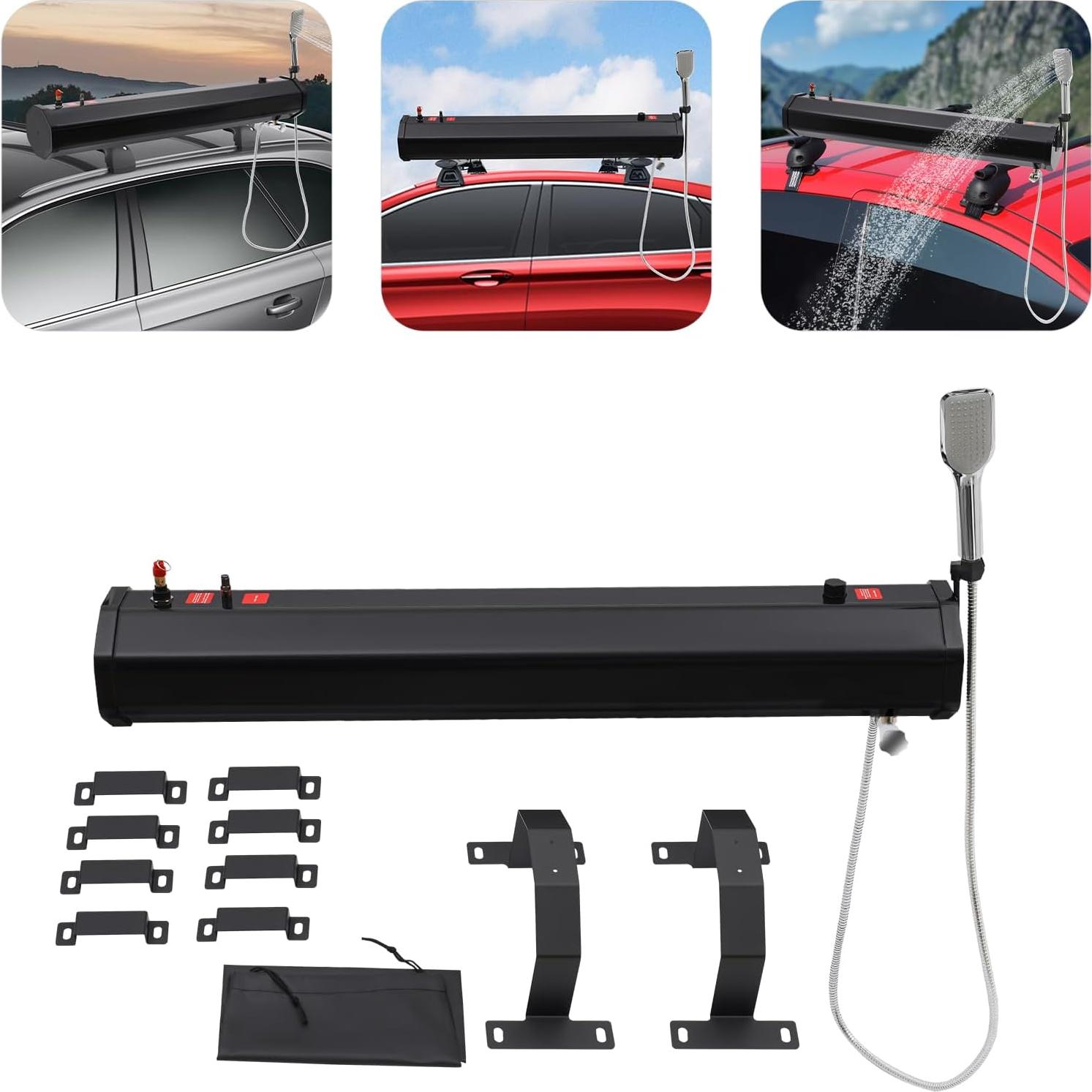 Ducha Portátil Tapischion 30L para Camping Montada en Techo