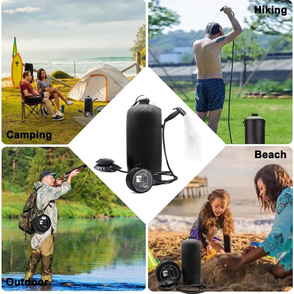 Ducha Portátil GEMGO GKPSC-01 11L con Bomba de Pie