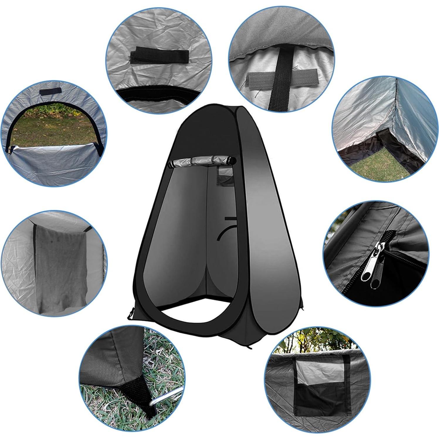 Tienda de Ducha Pop Up Petgin 1 Persona 120x120x190cm Impermeable