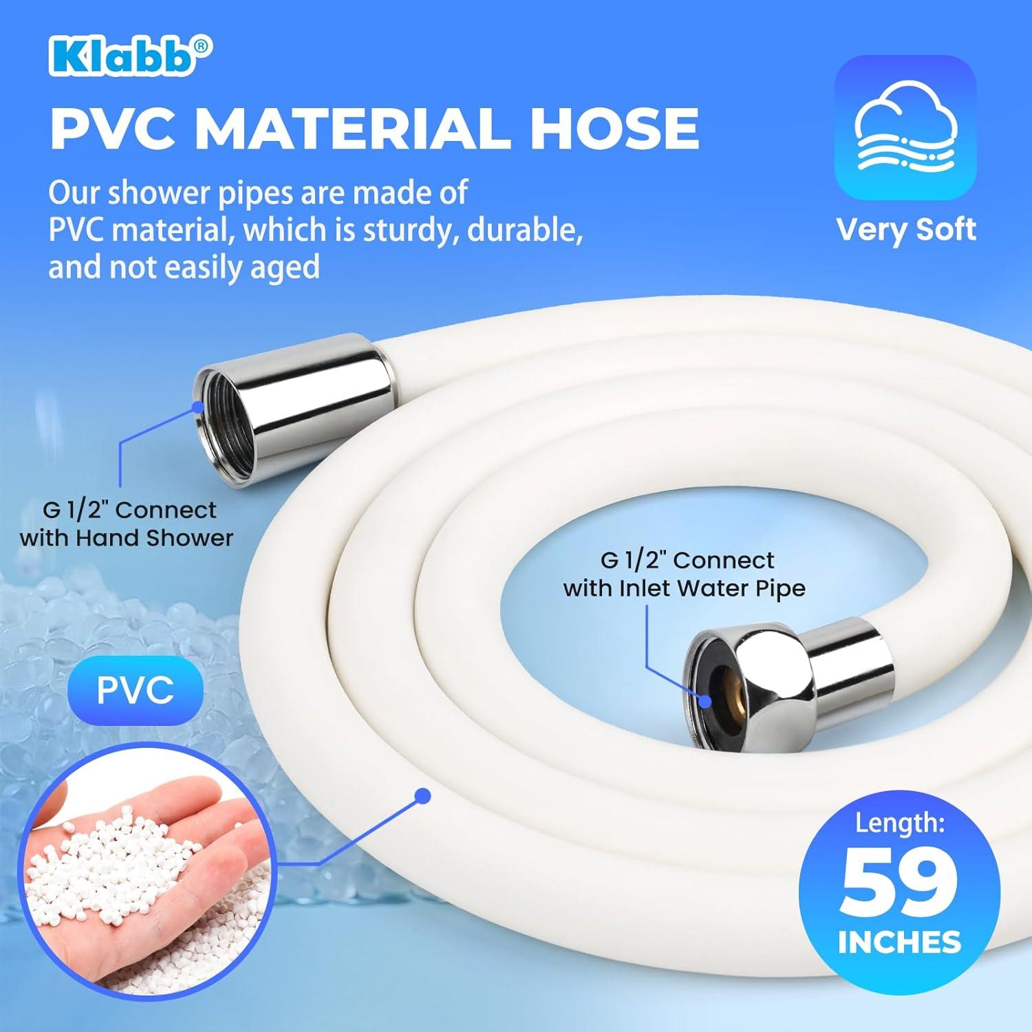 Kit de Ducha Portátil Klabb TS-01 con Filtros Reemplazables