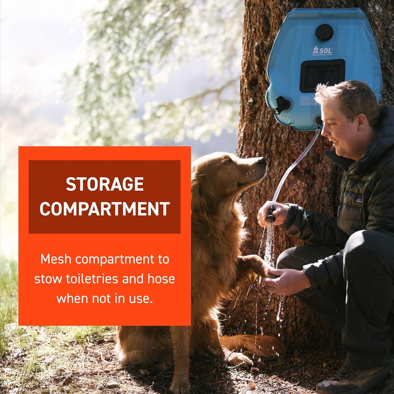 Ducha Solar Camping 20L S.O.L. Sobrevivir al Aire Libre