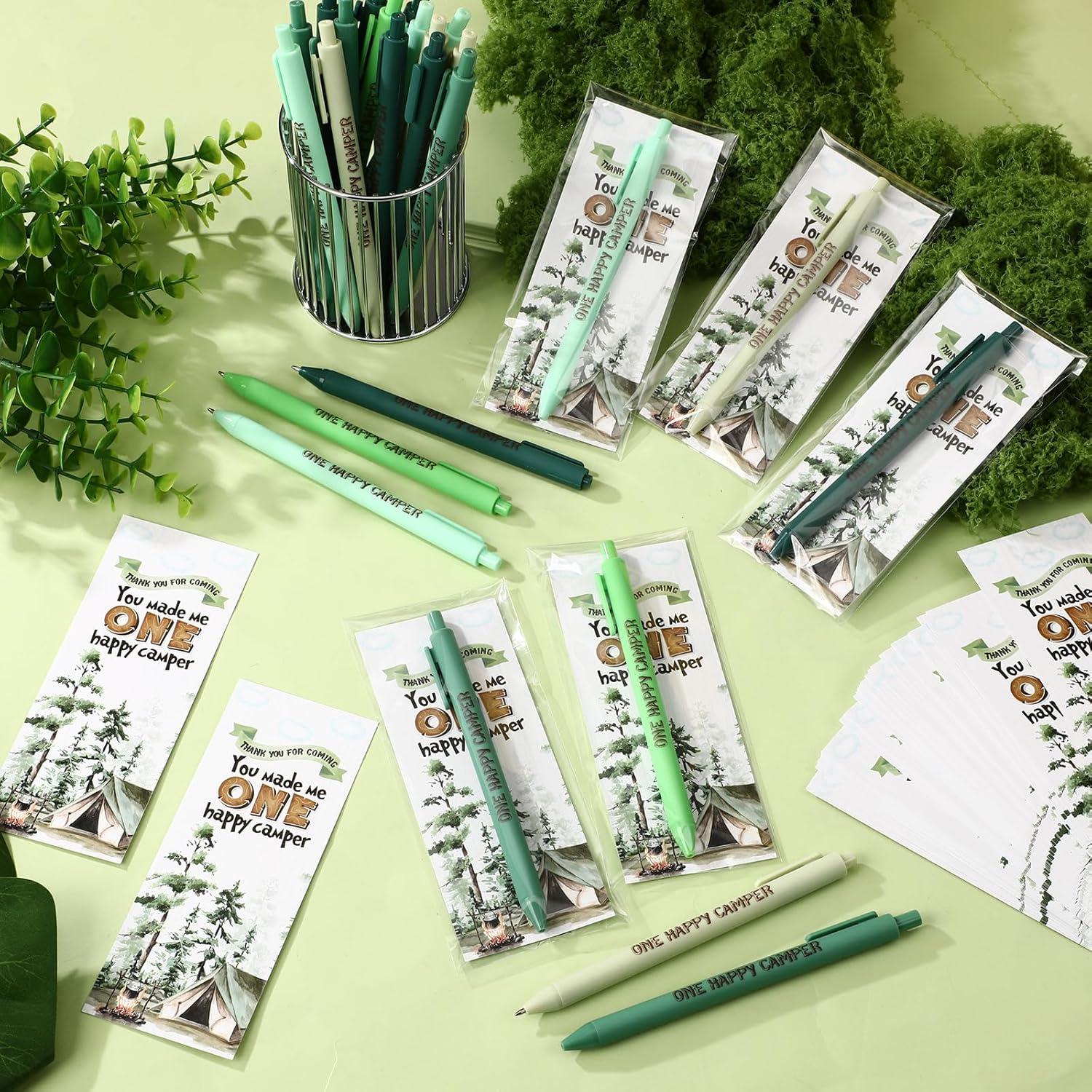 Set de Fiesta One Happy Camper 50 Bolígrafos y Tarjetas