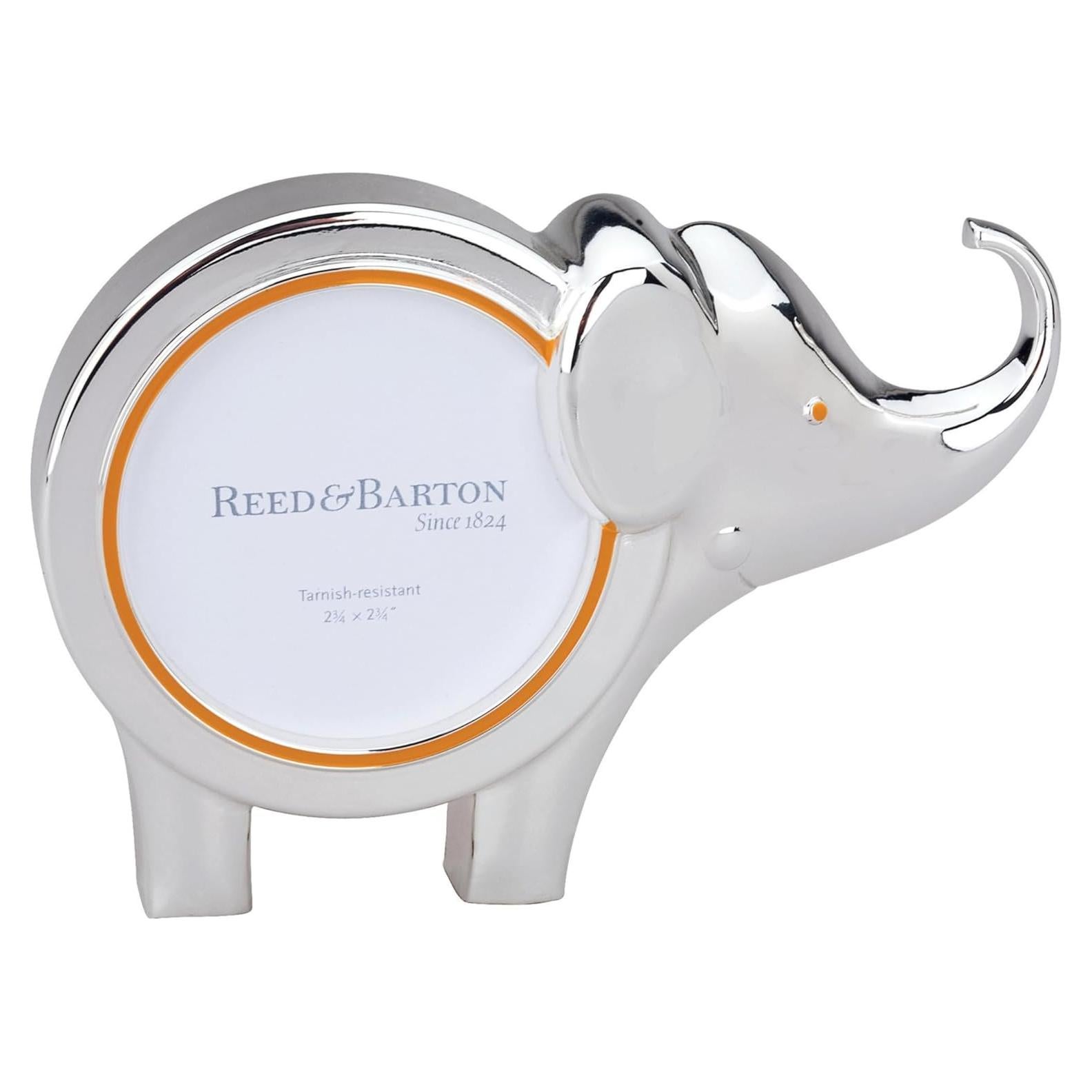 Marco de Foto Redondo Elefante Reed & Barton 9134 Plata