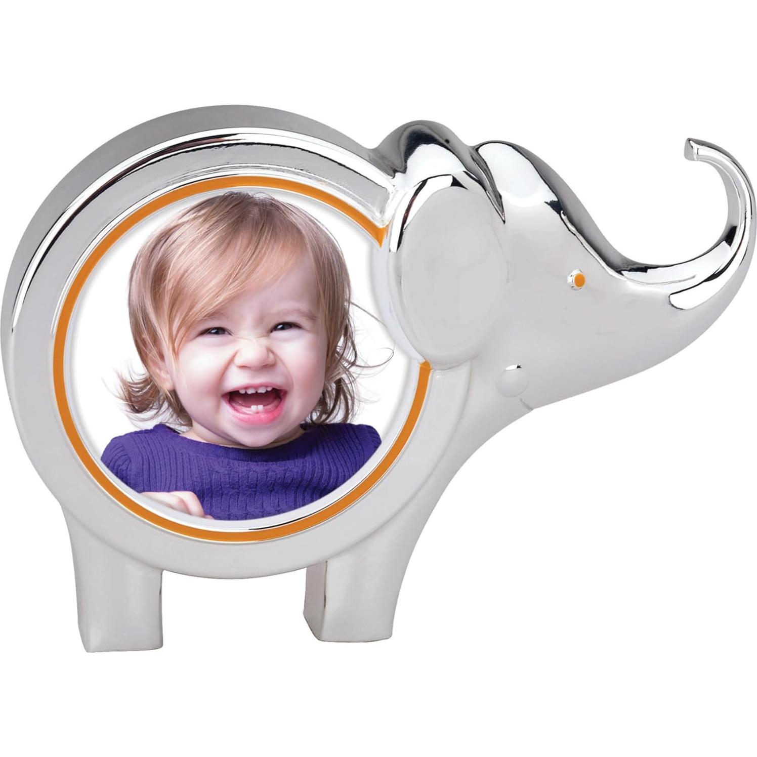 Marco de Foto Redondo Elefante Reed & Barton 9134 Plata