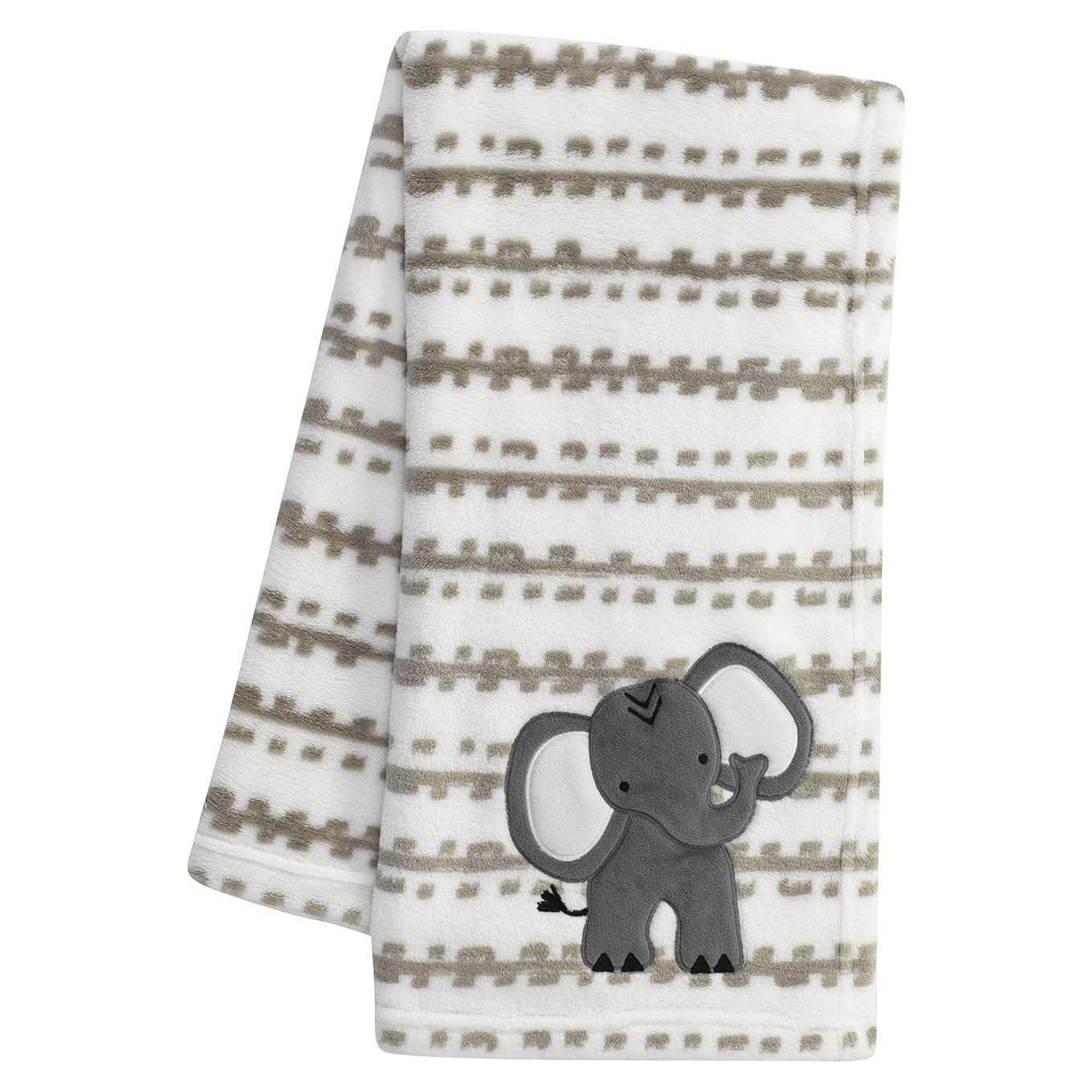 Manta de Minky Elefante Lambs & Ivy 76.2x101.6 cm Unisex