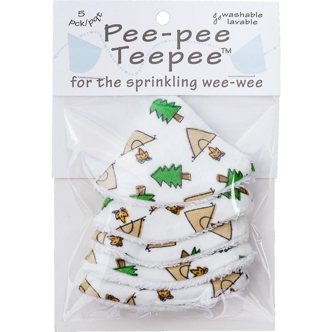 Teepees de Orina Beba Bean - Paquete de 5 Lavables para Bebés