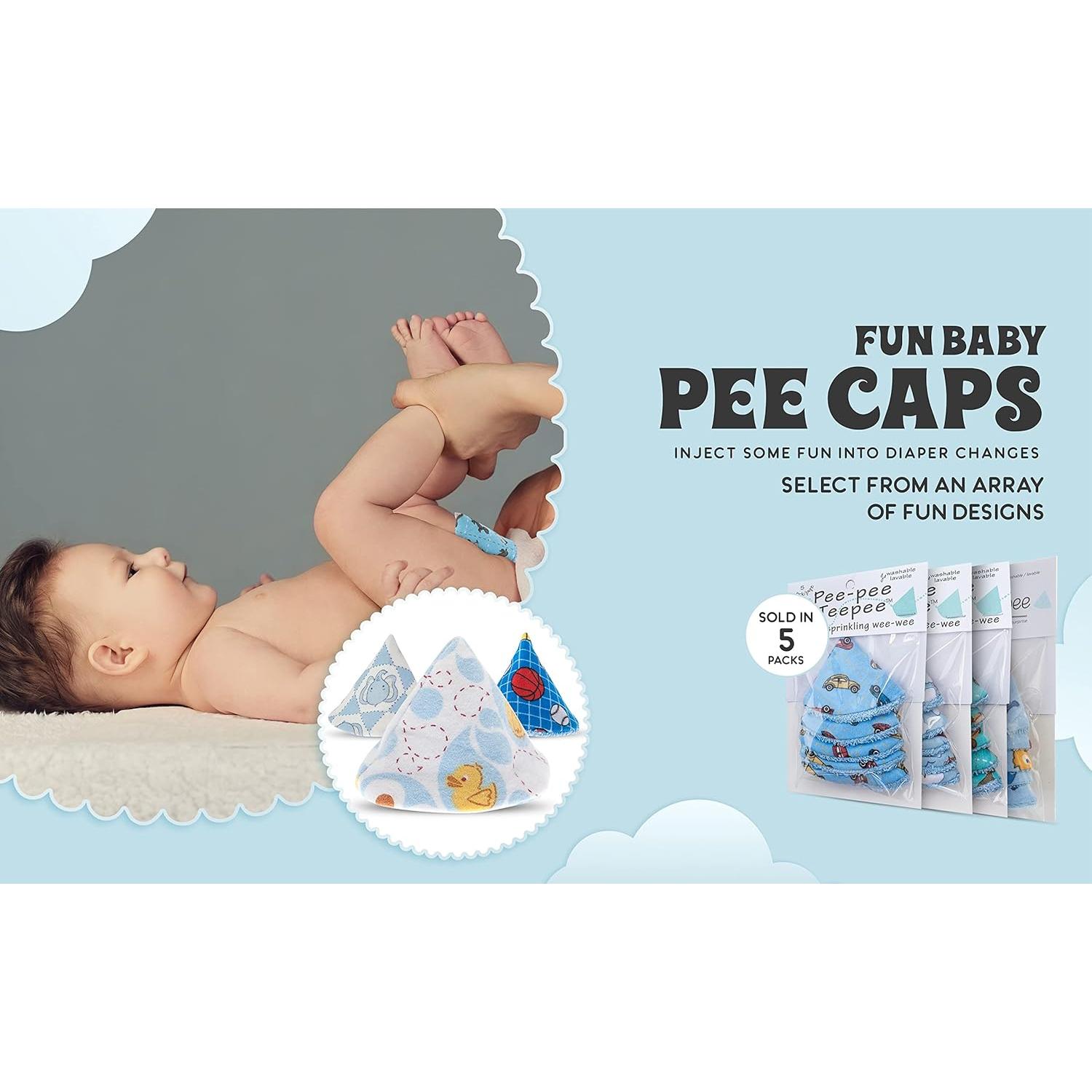 Pee Pee Teepee Beba Bean - Protectores de Orina para Bebés - 5 Unidades
