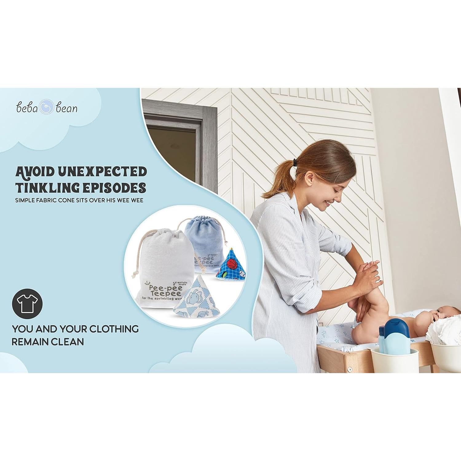 Pee Pee Teepee Beba Bean - Protectores de Orina para Bebés - 5 Unidades