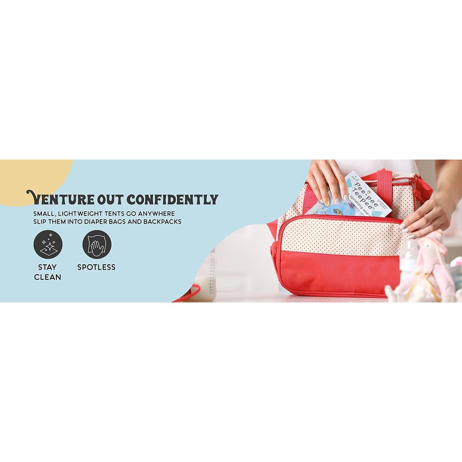 Pee Pee Teepee Beba Bean - Protectores de Orina para Bebés - 5 Unidades