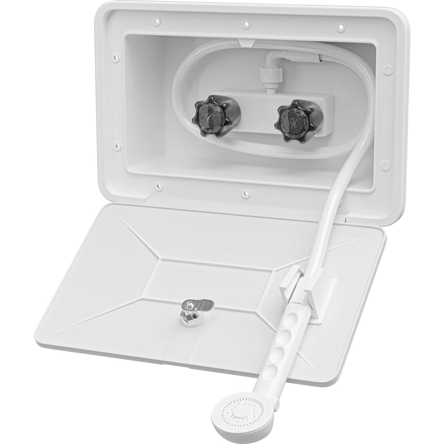 Kit de Ducha Exterior RV Leisure Coachworks Blanco 150 cm