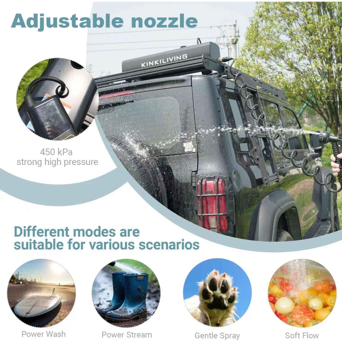 Tanque de Agua Calentada Solar Kinkiliving WT01 17 Litros