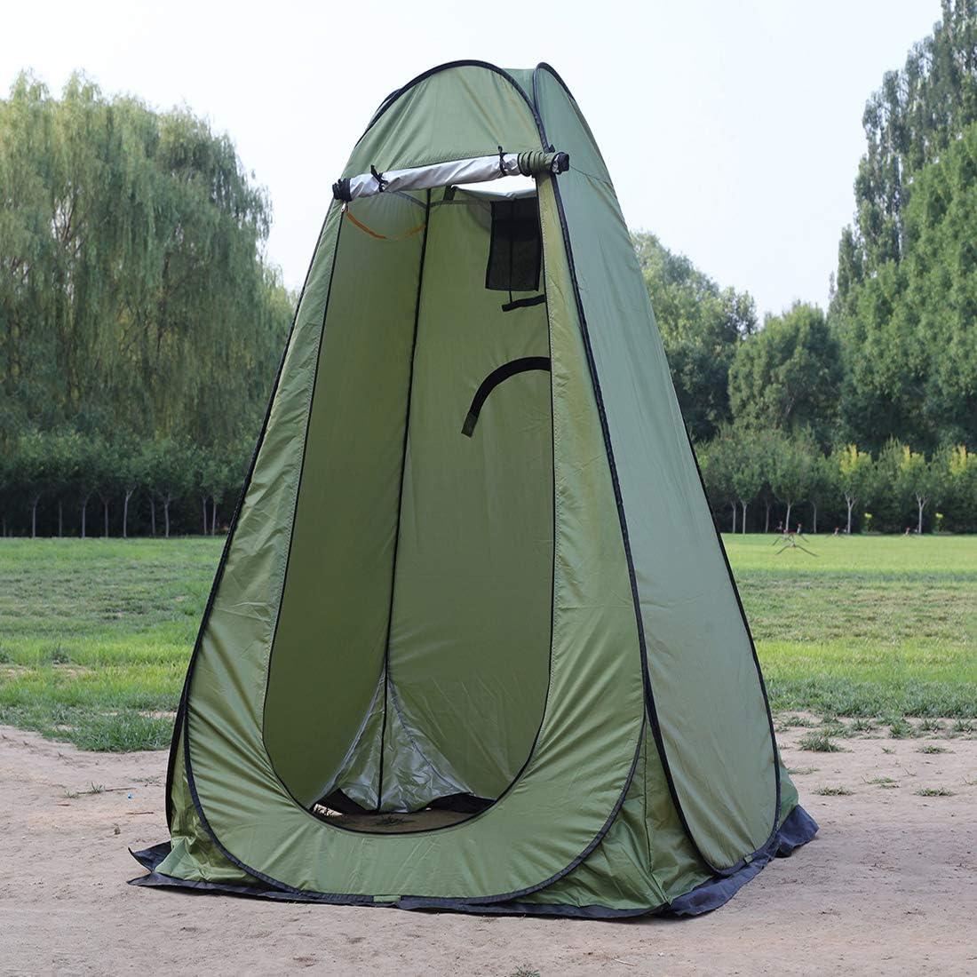 Carpa de Privacidad Pop Up WOWCASE 1.5x1.5x1.9m Verde