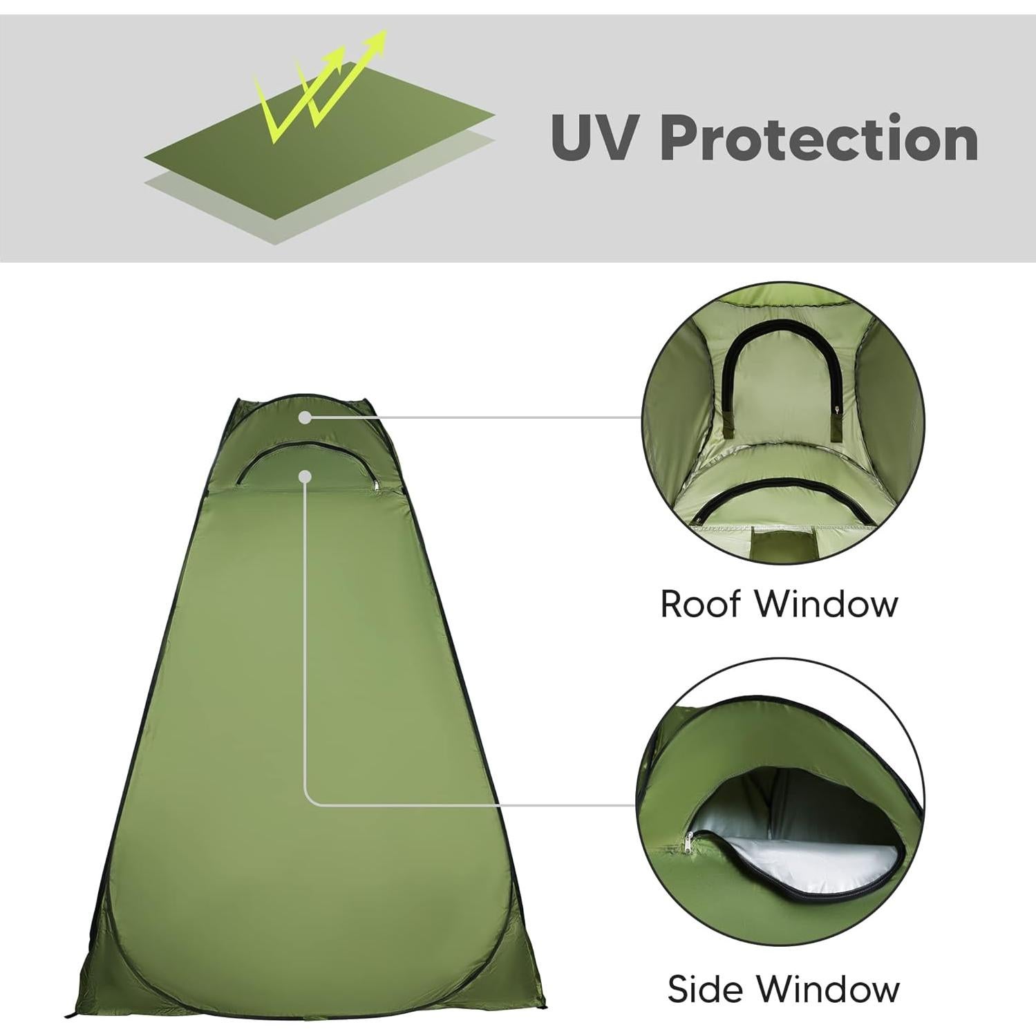 Tienda de Privacidad Pop Up Uninetic 2.13m Alta Camping