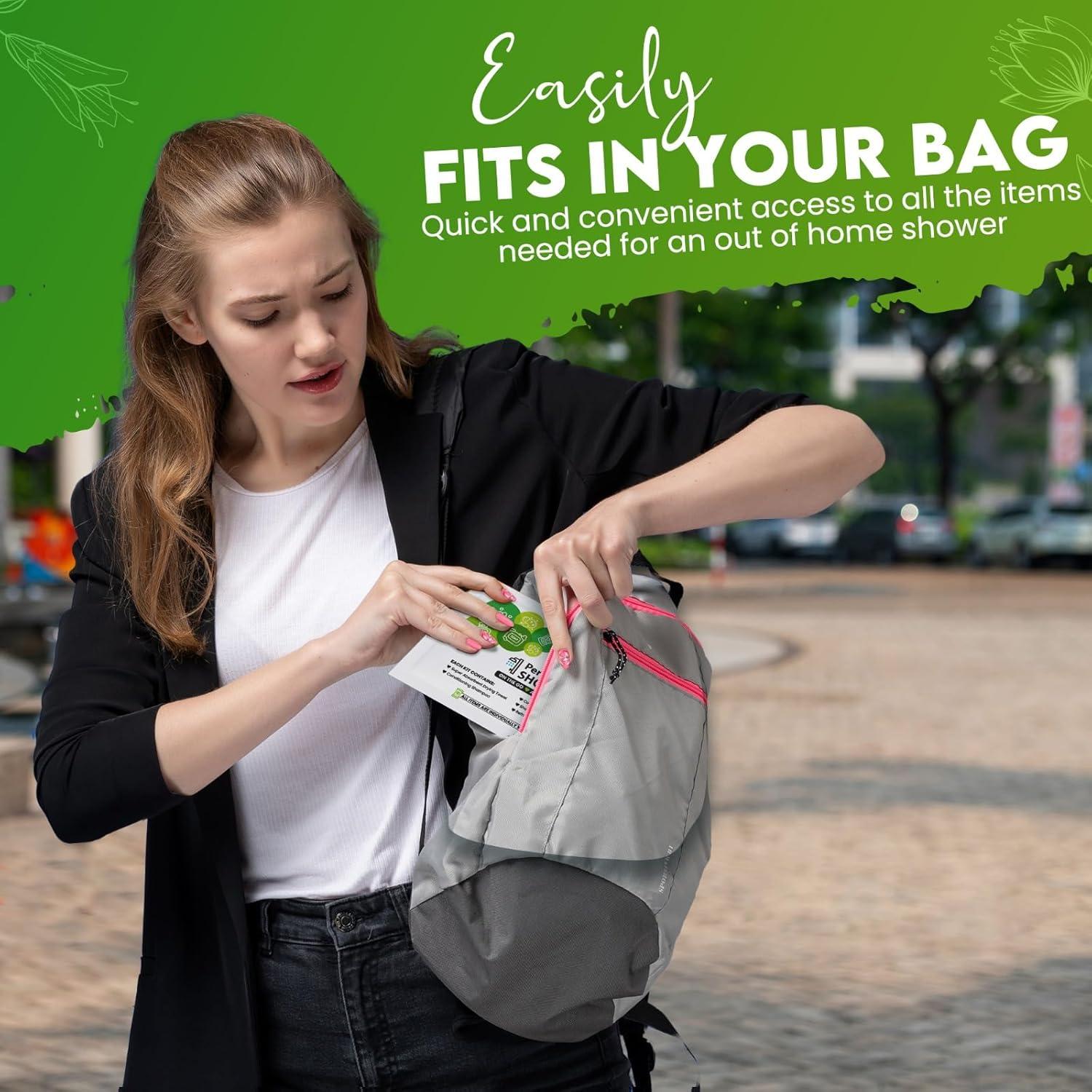 Kit de Ducha Personal Compacto pH Advantage SKG - Viajes, Gimnasio, Camping