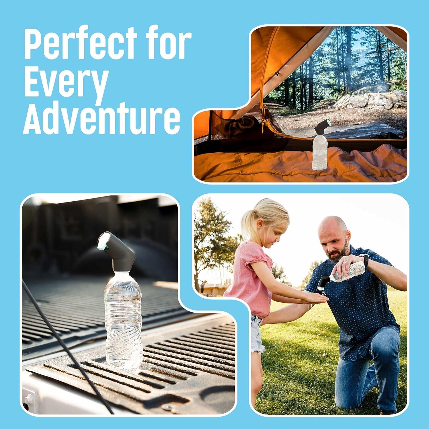 Estación de Lavado de Manos Portátil Suds2Go Gris con Jabón Espumoso