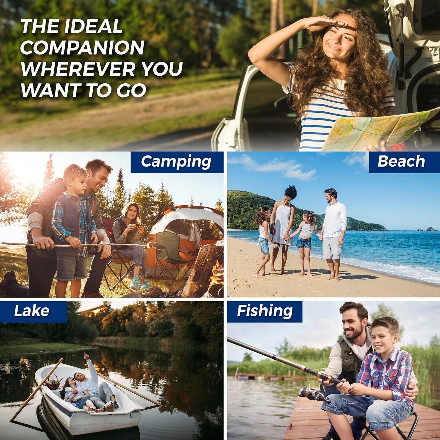 Inodoro Portátil BlackTerra BTOPTSAB2025 para Camping 1.89m