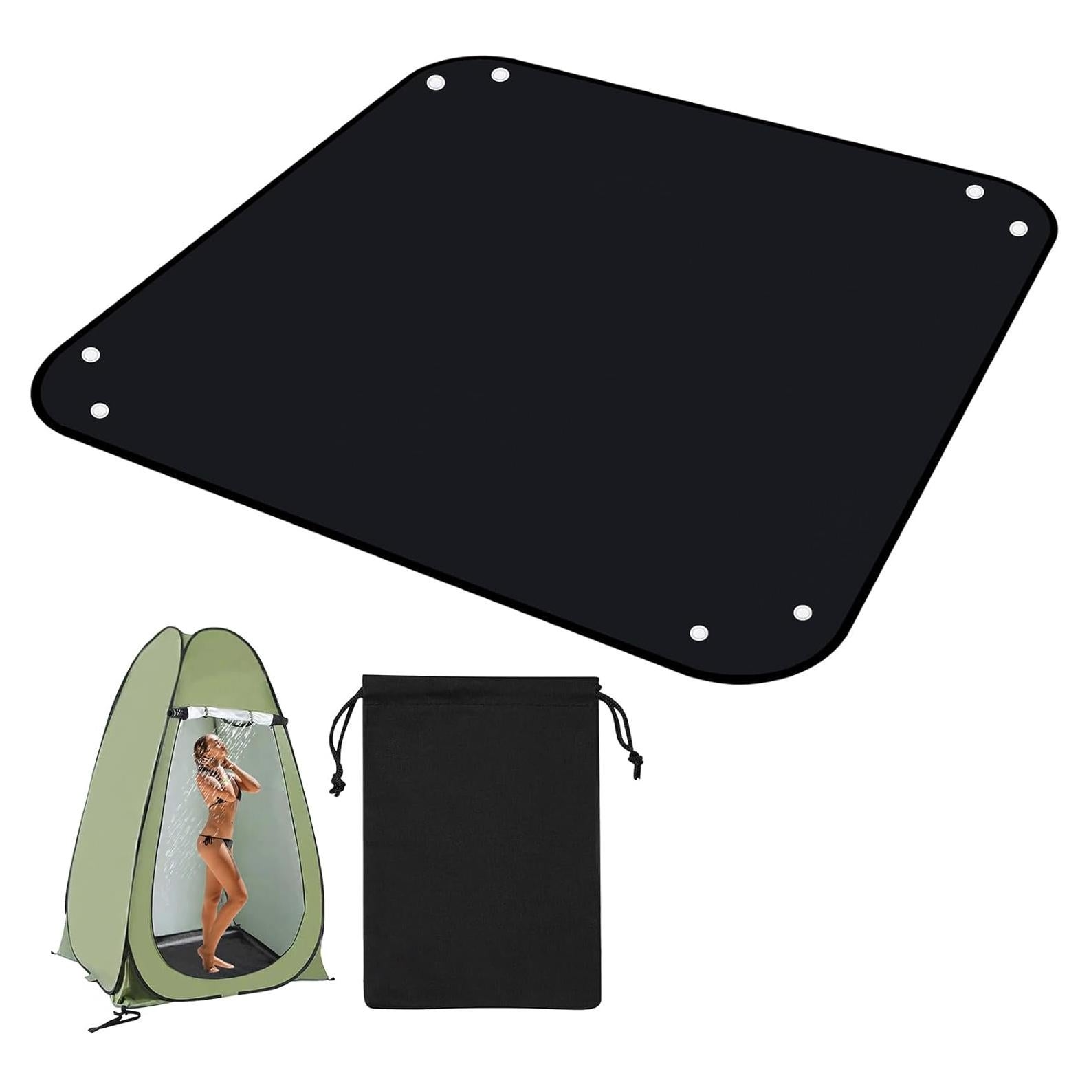 Alfombra de Ducha Portátil QTRQTR 100 cm Impermeable