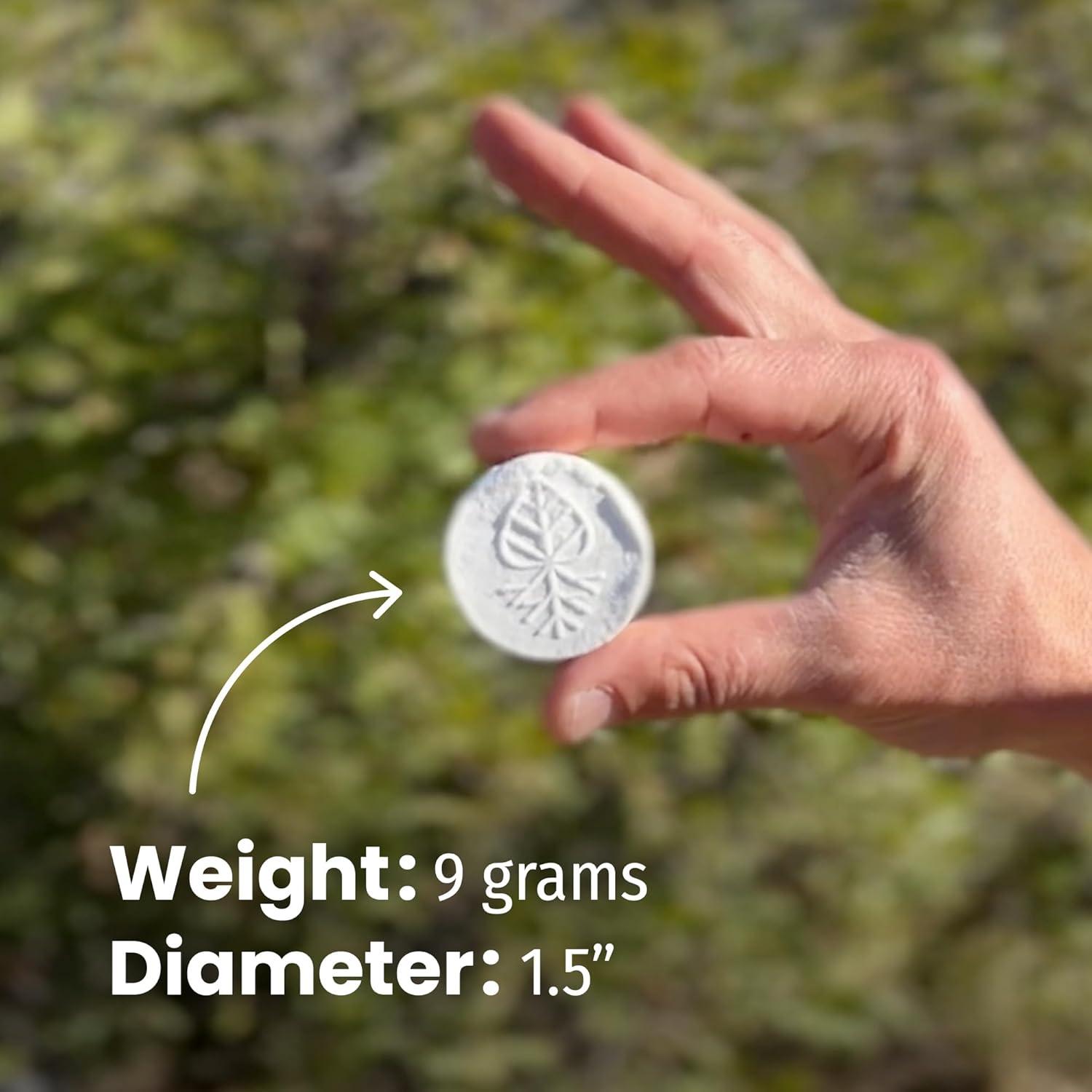 Toallitas PACT Comprimidas para Camping - 25 Unidades 30x30 cm