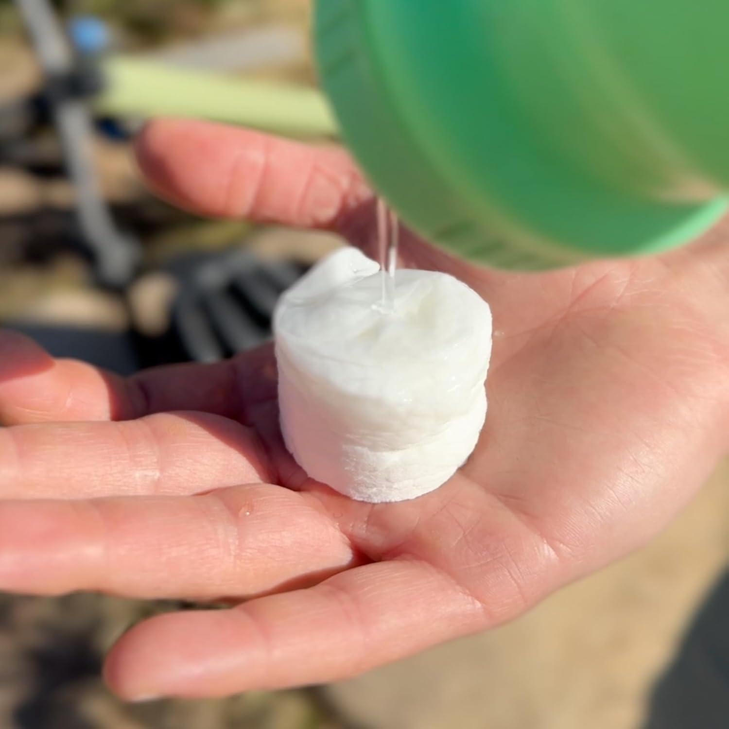 Toallitas PACT Comprimidas para Camping - 25 Unidades 30x30 cm