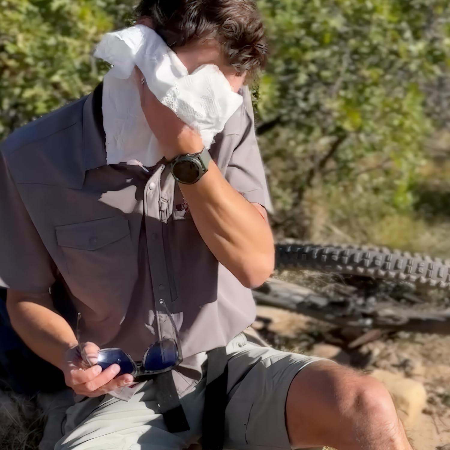 Toallitas PACT Comprimidas para Camping - 25 Unidades 30x30 cm