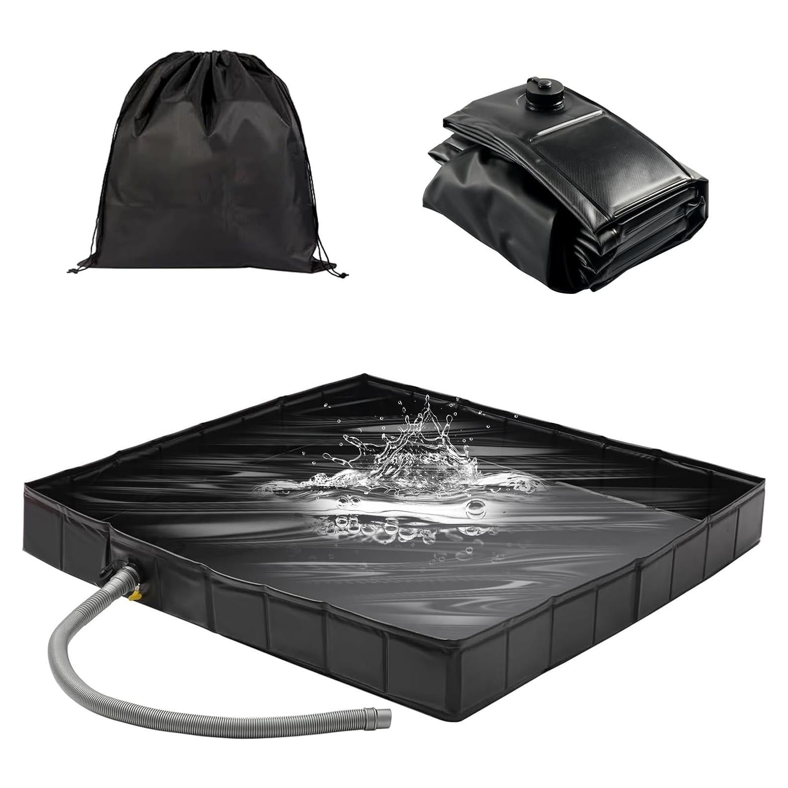 Base de Ducha Plegable GTian 104 cm x 104 cm para Exterior