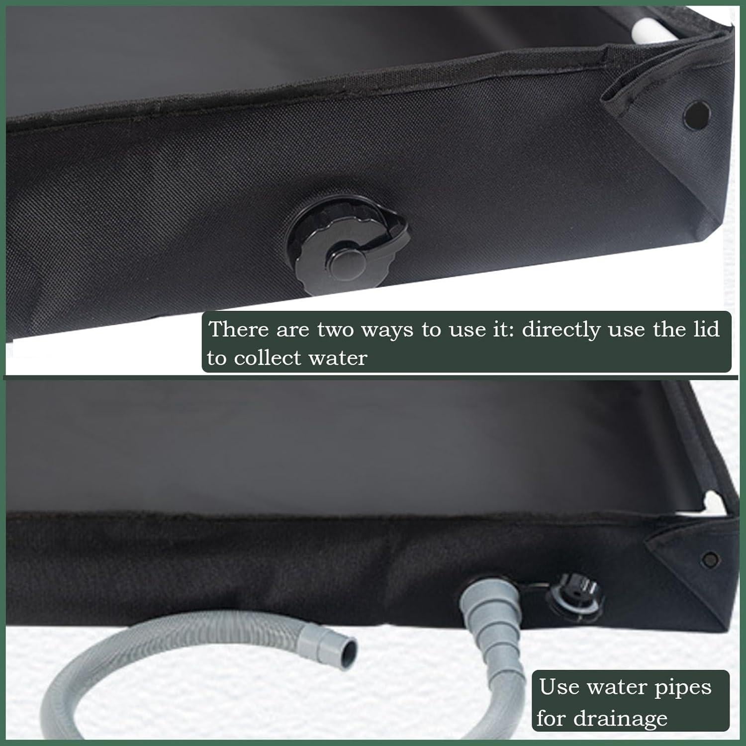 Base de Ducha Portátil UROUK URHW-002B 104x104cm PVC