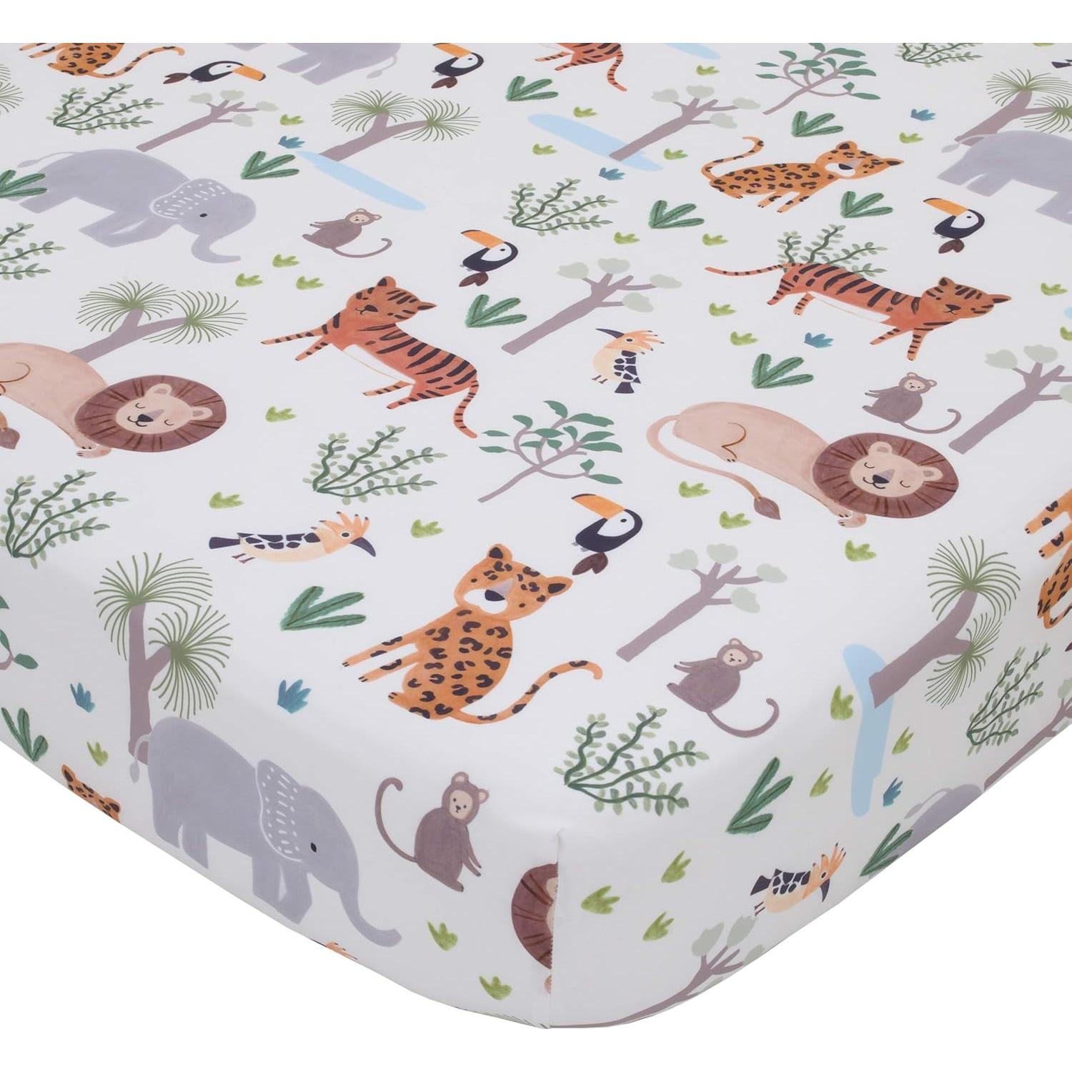 Juego de Ropa de Cuna NoJo Creciendo Salvaje 8 Piezas