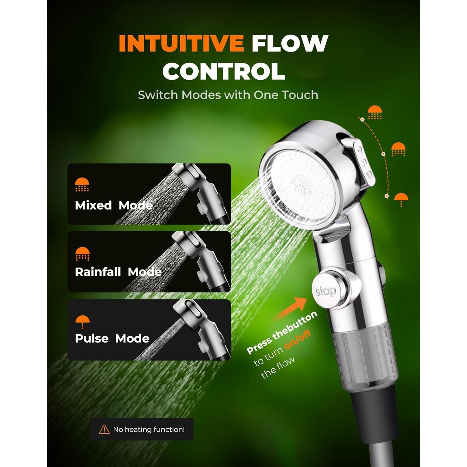 Ducha Portátil ZIBRALEX RC-04 Compacta IPX7 3 Modos