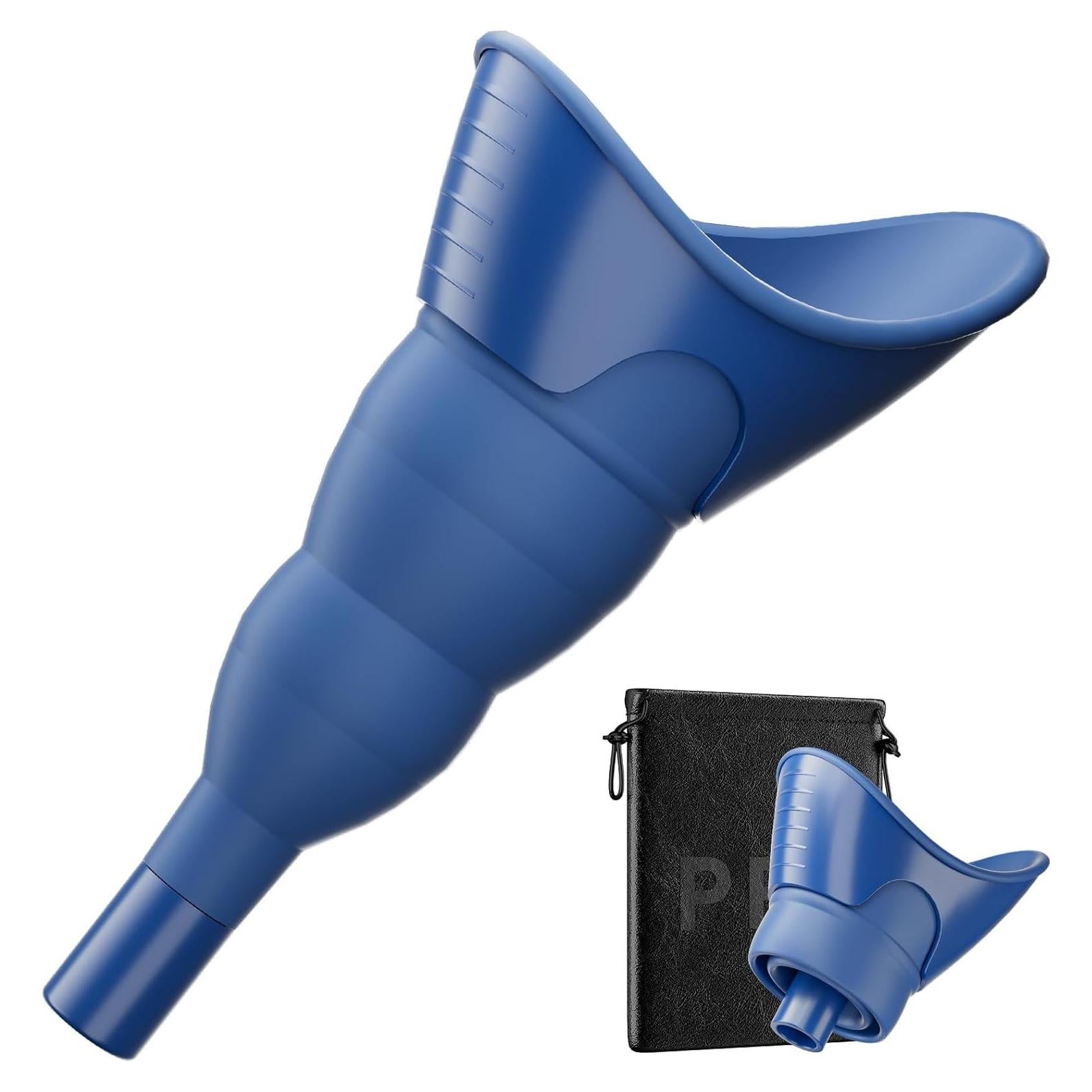 Orinal Femenino PFP Azul - Dispositivo Portátil Higiénico