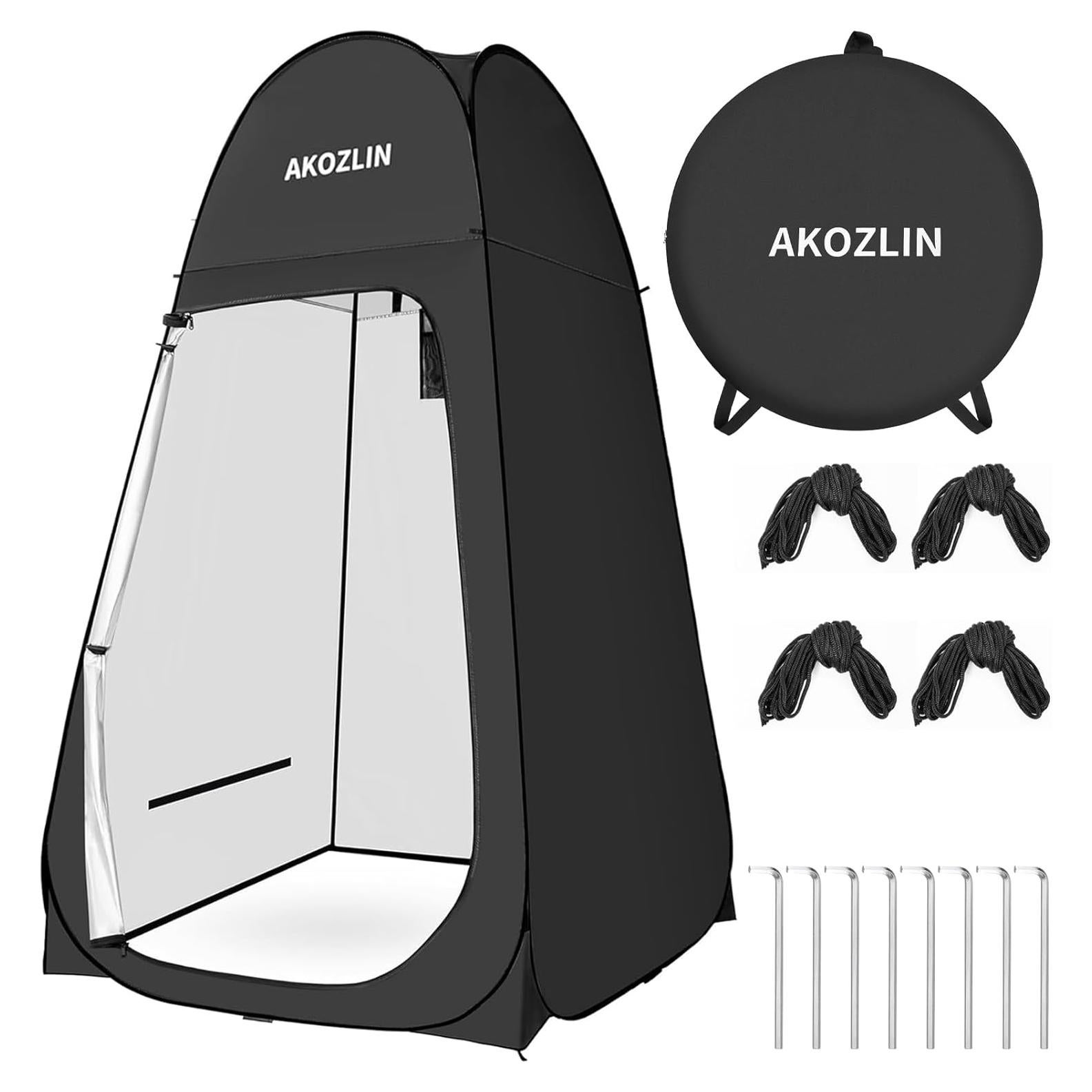 Carpa de Ducha Plegable AKOZLIN 1.88m Alta Impermeable