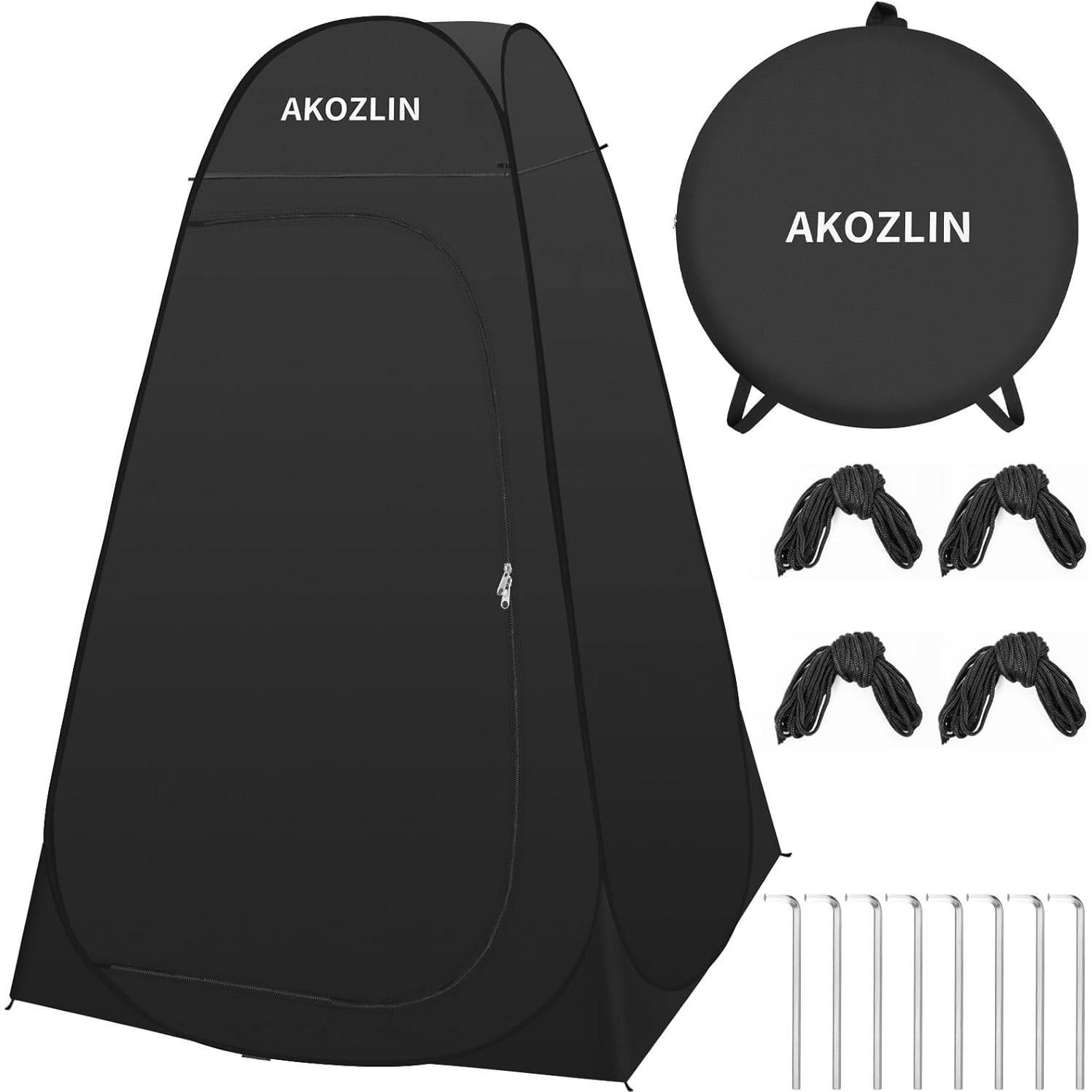 Carpa de Ducha Plegable AKOZLIN 1.88m Alta Impermeable