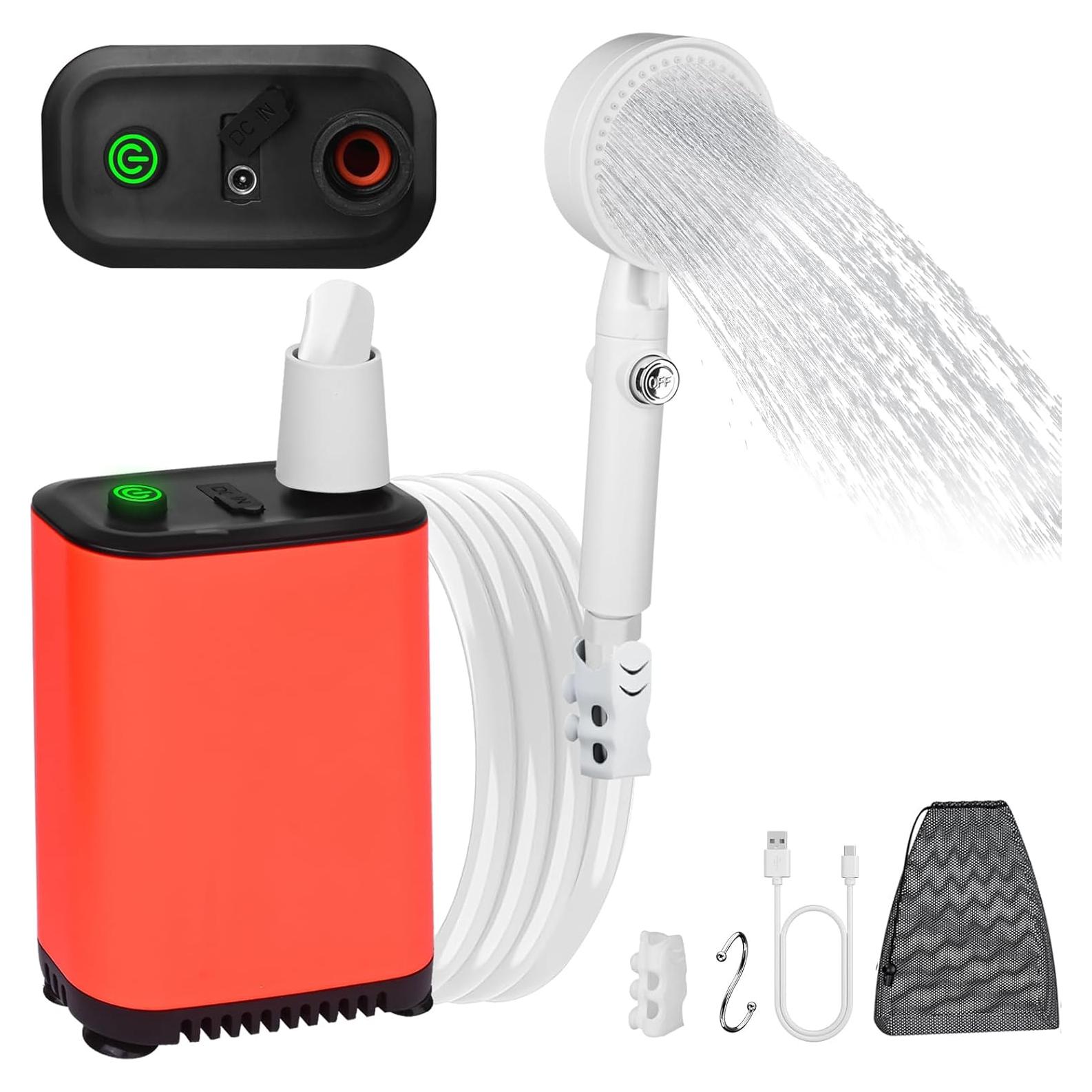 Ducha Portátil Lewisia SS003 con Batería 2600mAh y 3 Modos