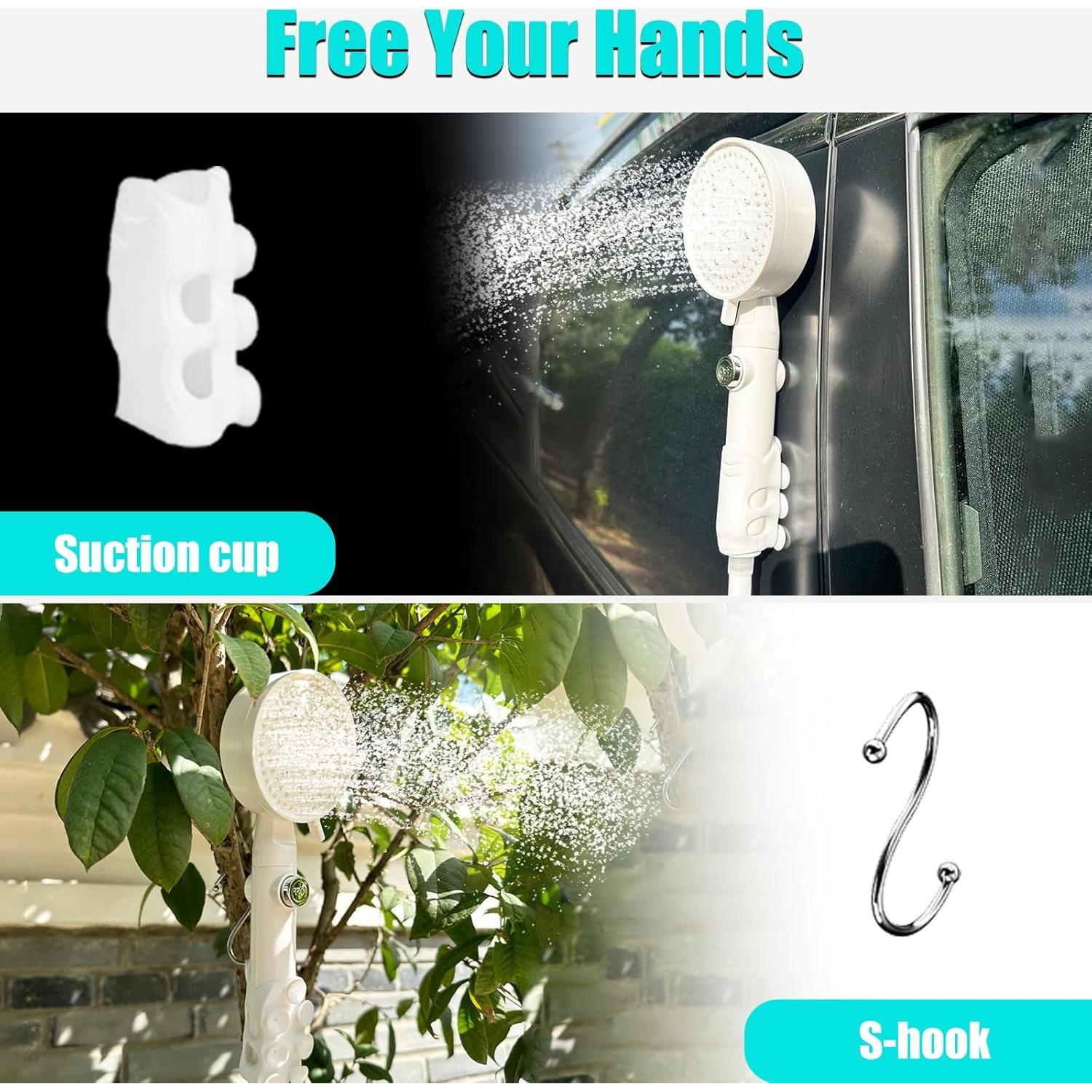 Ducha Portátil Lewisia SS003 con Batería 2600mAh y 3 Modos