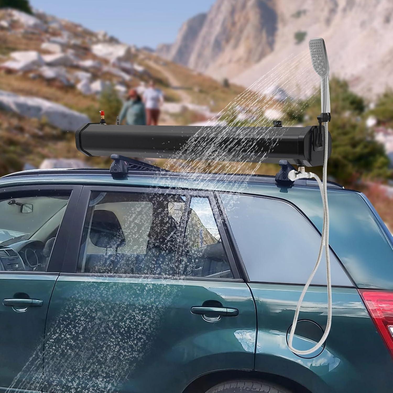 Ducha Portátil para Camping INPAITOO 20L Montaje Techo