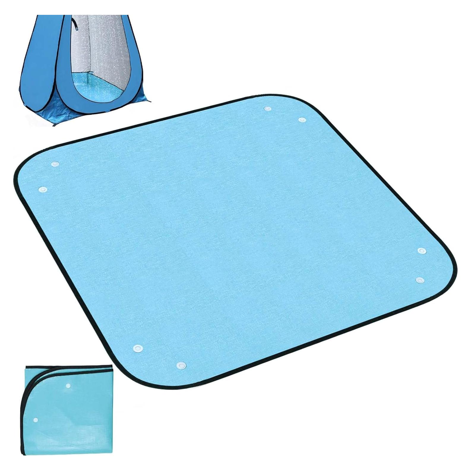 Alfombrilla para tienda de ducha Wenfan 100x100 cm antideslizante