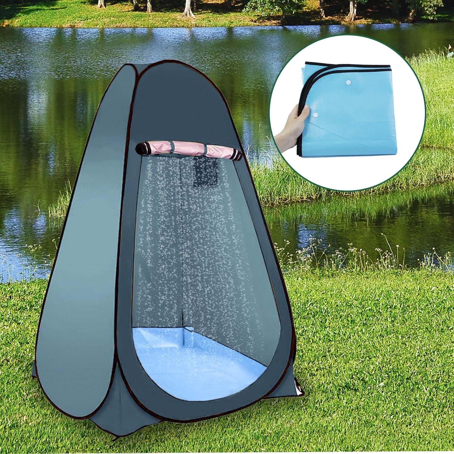 Alfombrilla para tienda de ducha Wenfan 100x100 cm antideslizante